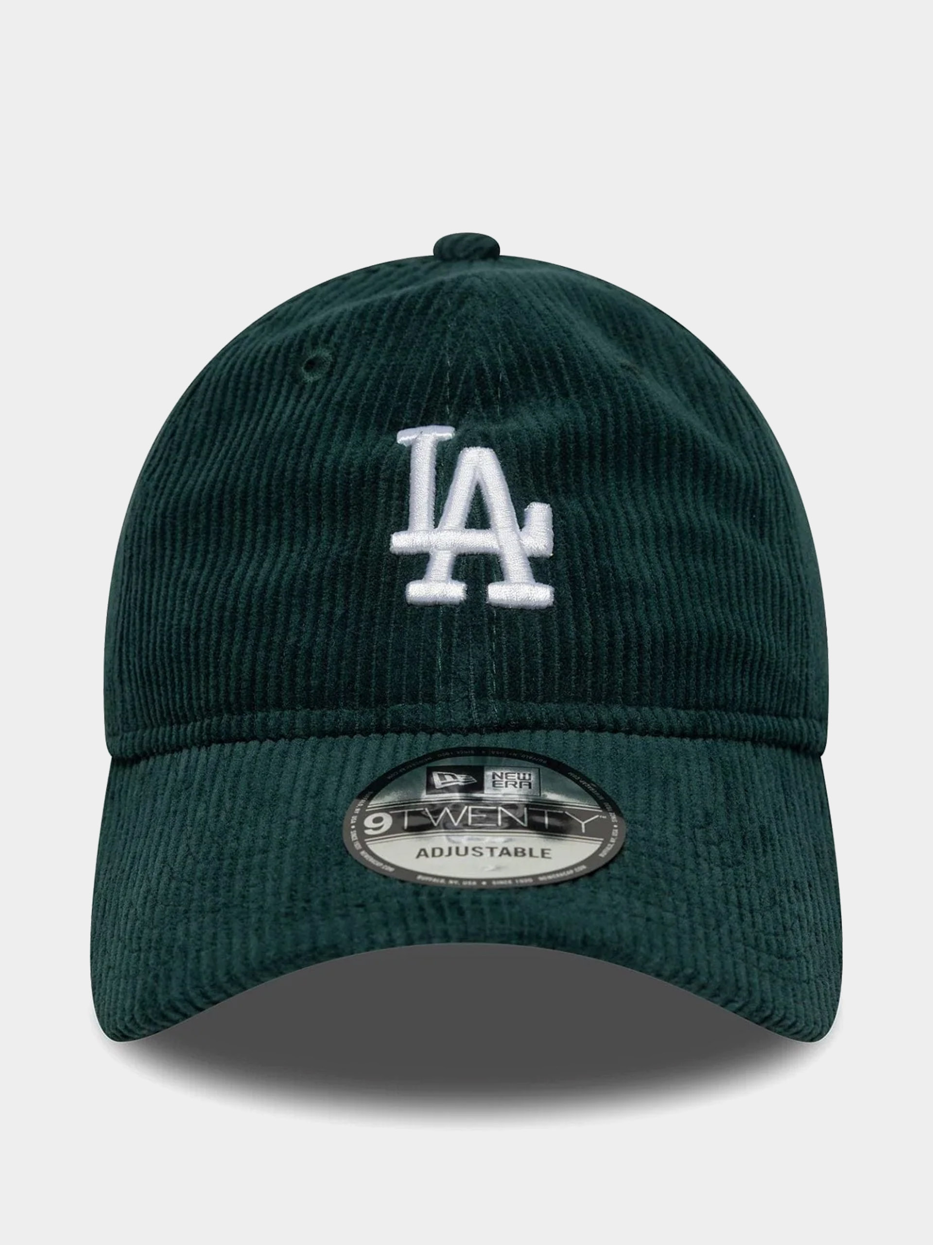 Шапка с козирка New Era Cord 9Twenty Los Angeles Dodgers (dark green)