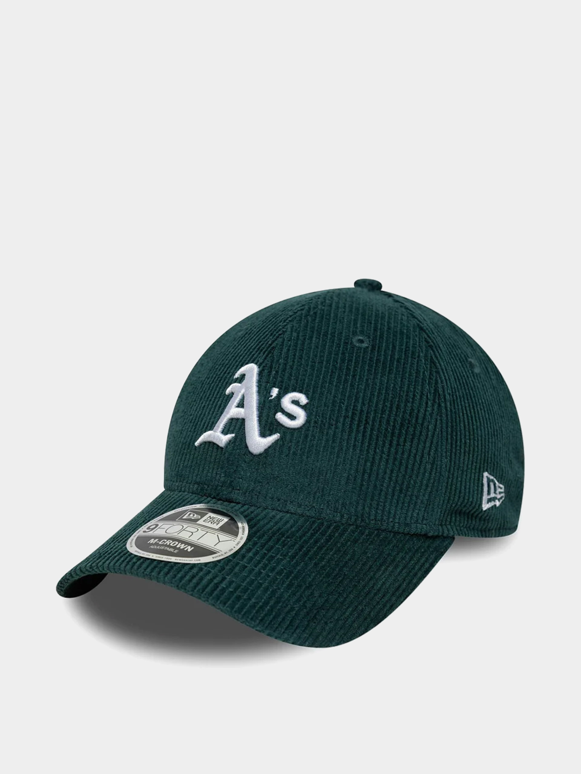 Шапка с козирка New Era Cord 9Forty Mcrown Oakland Athletics (dark green)