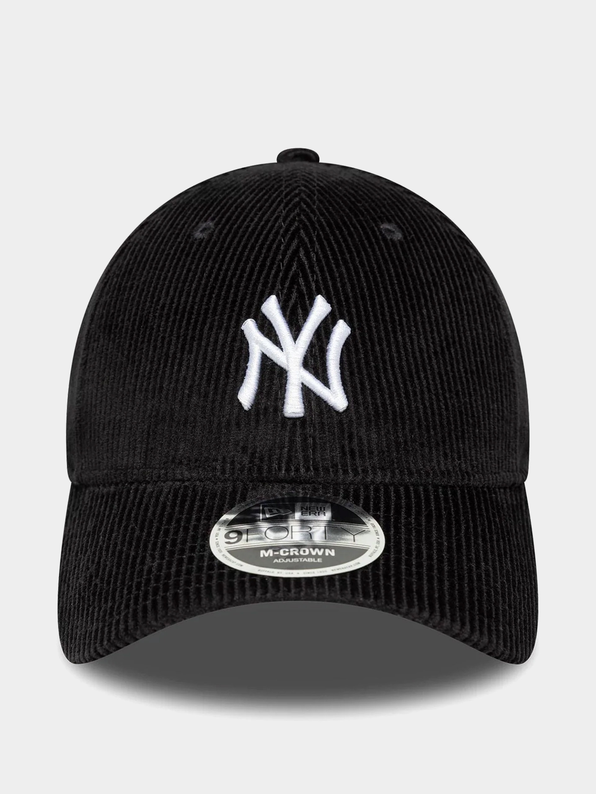 Шапка с козирка New Era Cord 9Forty Mcrown New York Yankees (black)