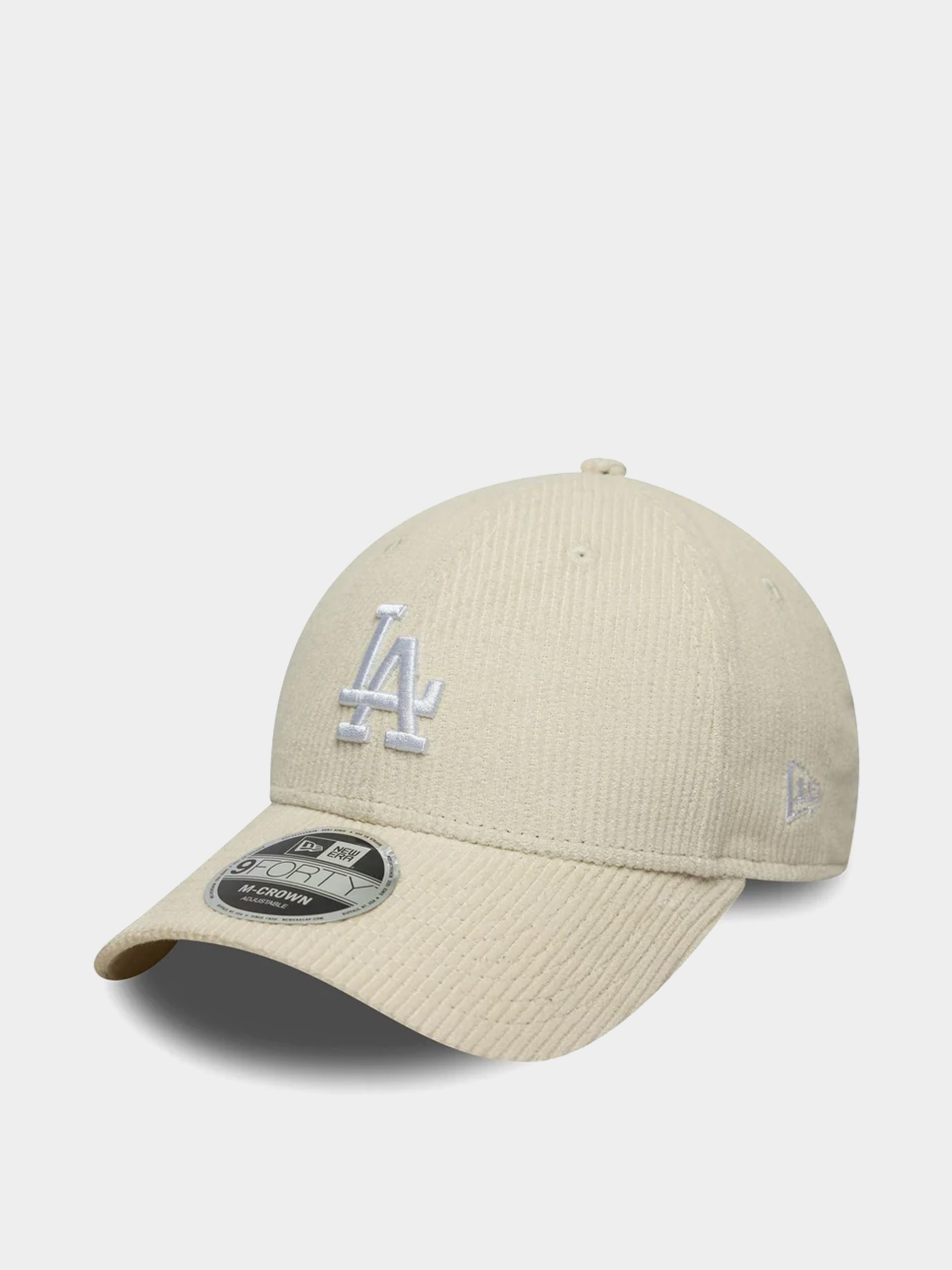 u0428u0430u043fu043au0430 u0441 u043au043eu0437u0438u0440u043au0430 New Era Cord 9Forty Mc Los Angeles Dodgers (light cream)