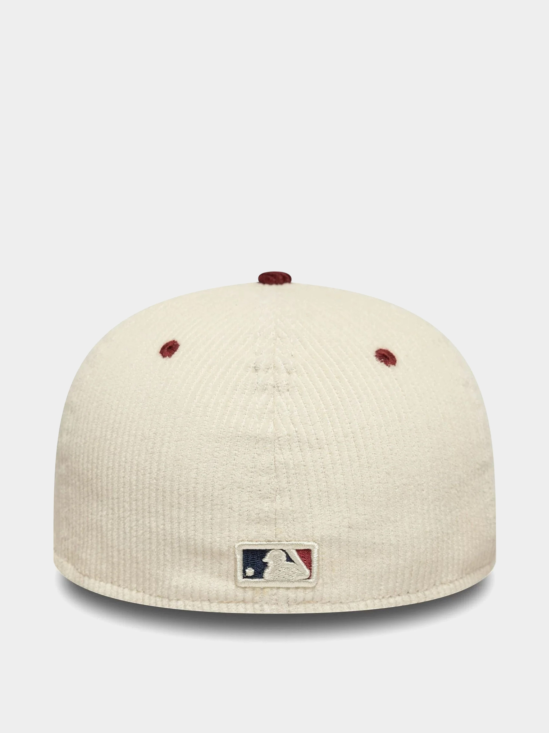 Шапка с козирка New Era Mlb Cord 59Fifty Lp New York Yankees (light cream/burgundy)