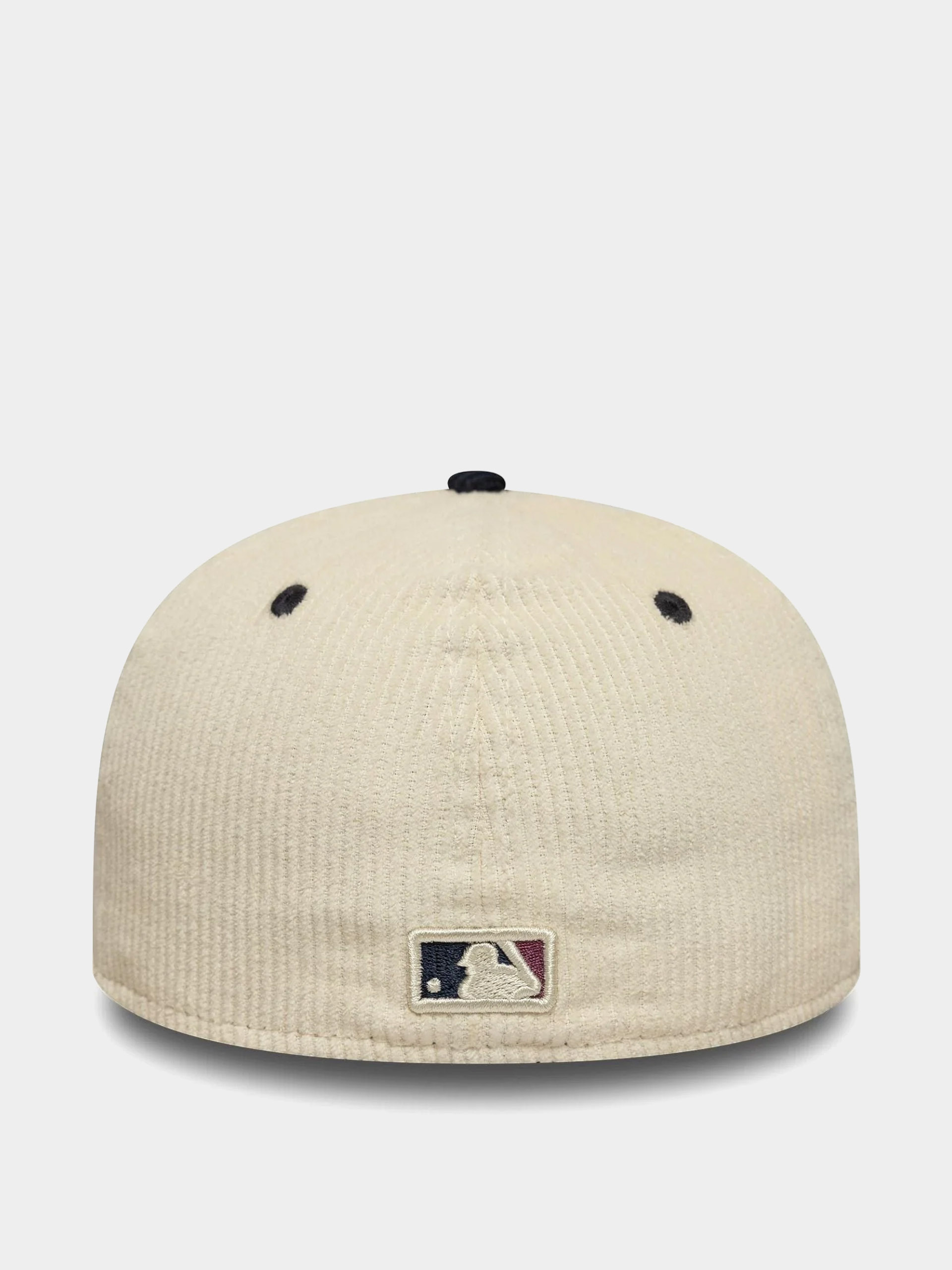 Шапка с козирка New Era Mlb Cord 59Fifty Lp Los Angeles Dodgers (light cream/navy)