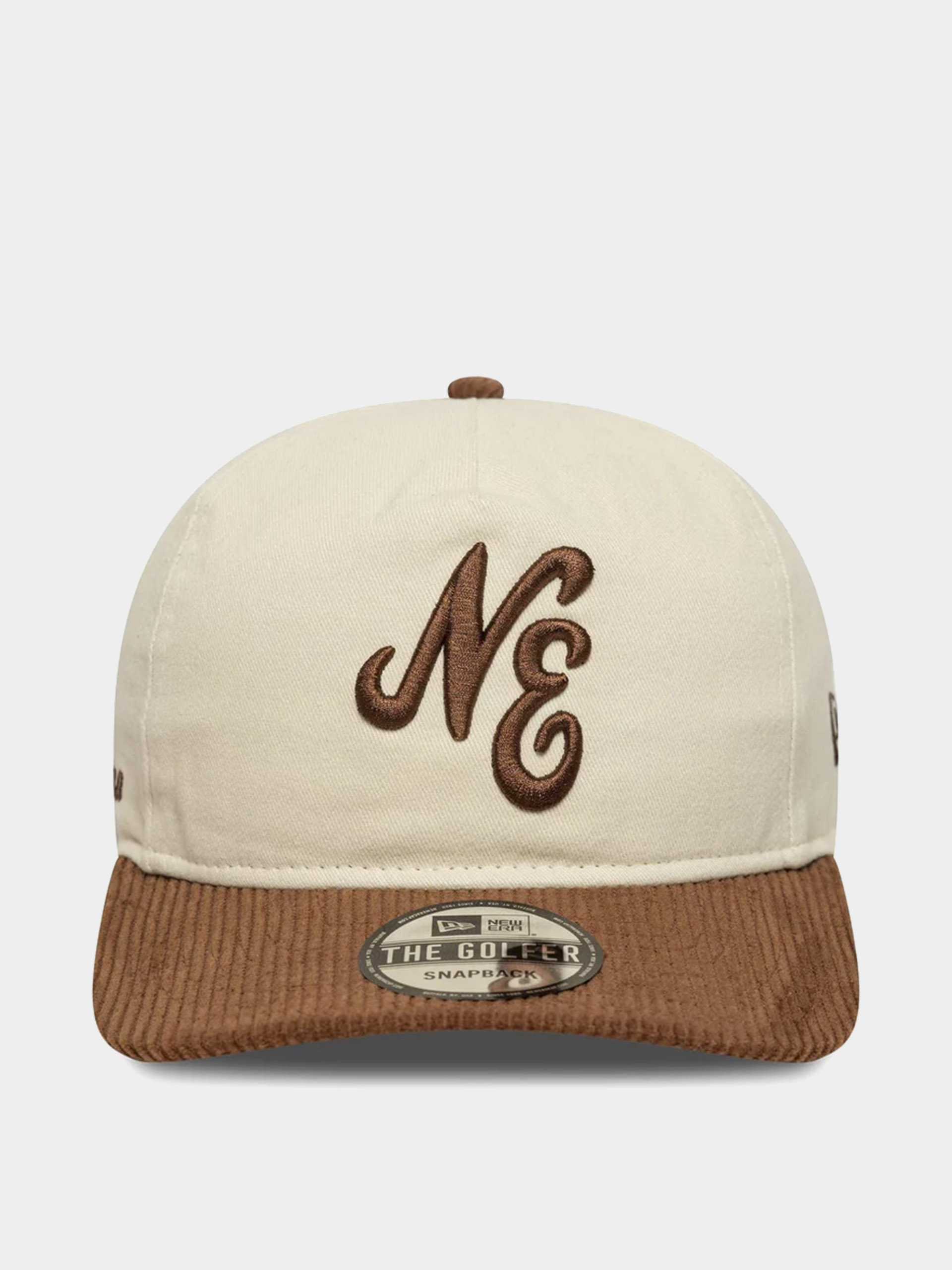 Шапка с козирка New Era Contrast Cord 19Twenty (stone/brown)