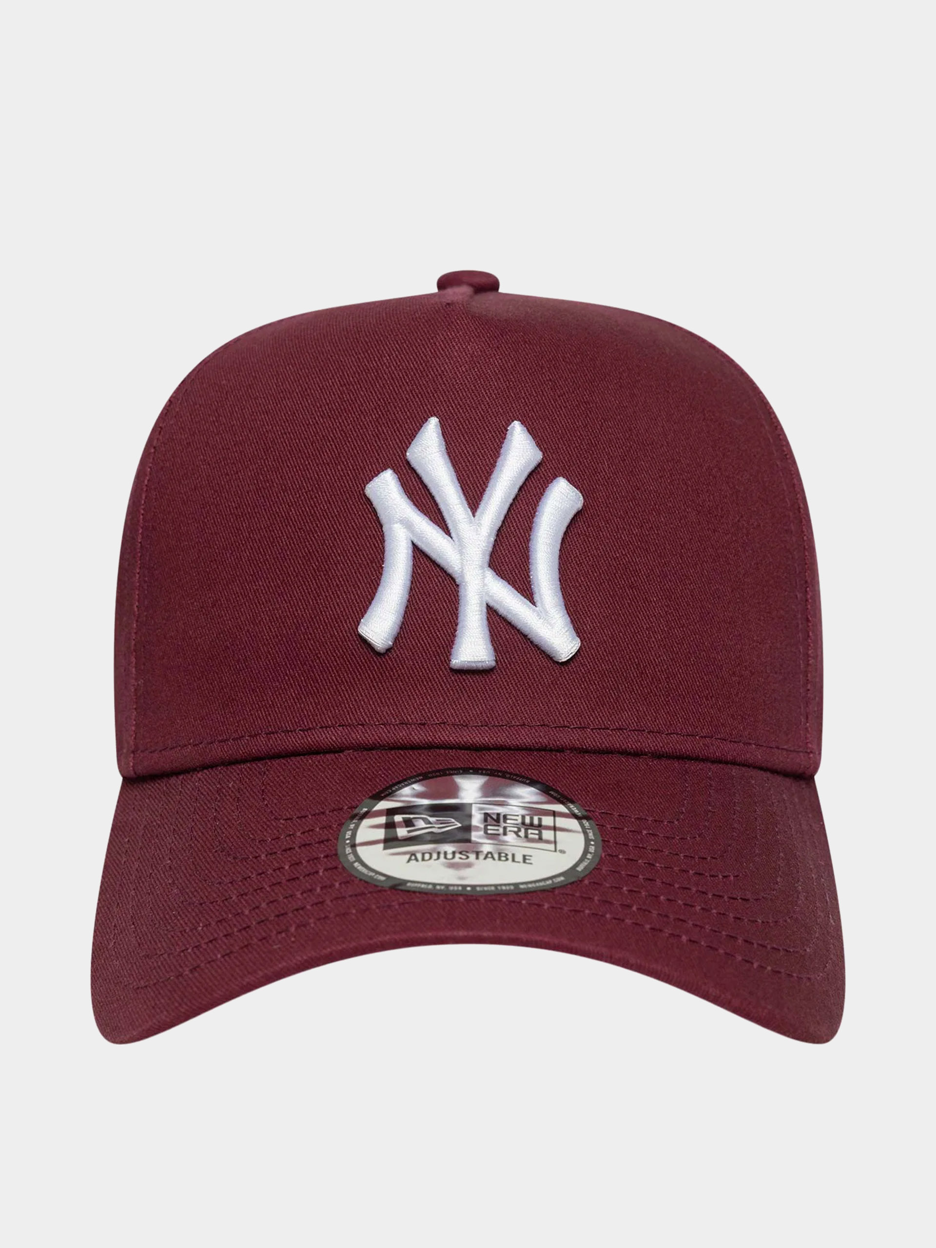 Шапка с козирка New Era League Essential E-Frame New York Yankees (burgundy)