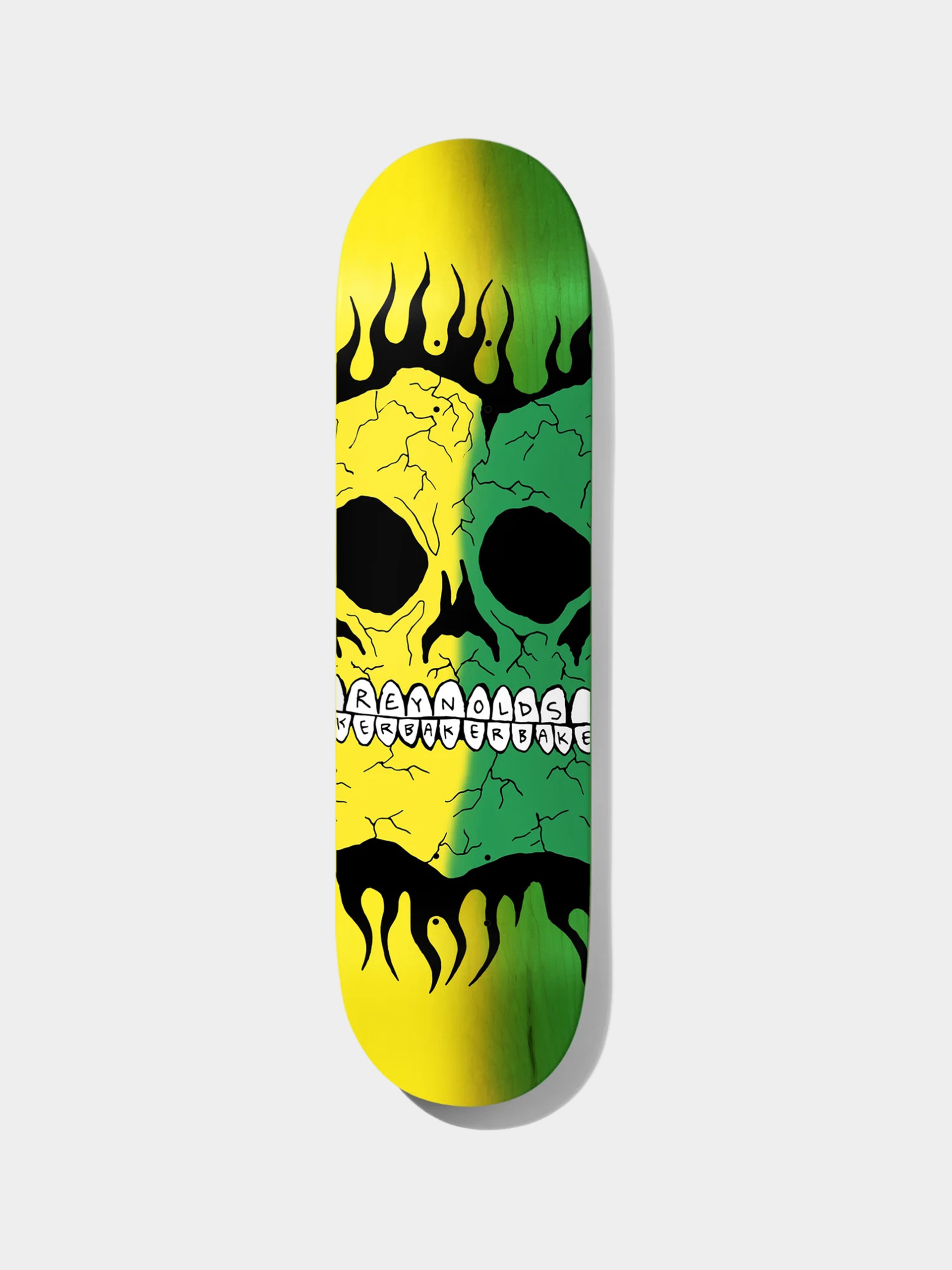 Дъска Baker Rasta Skull (yellow/green)