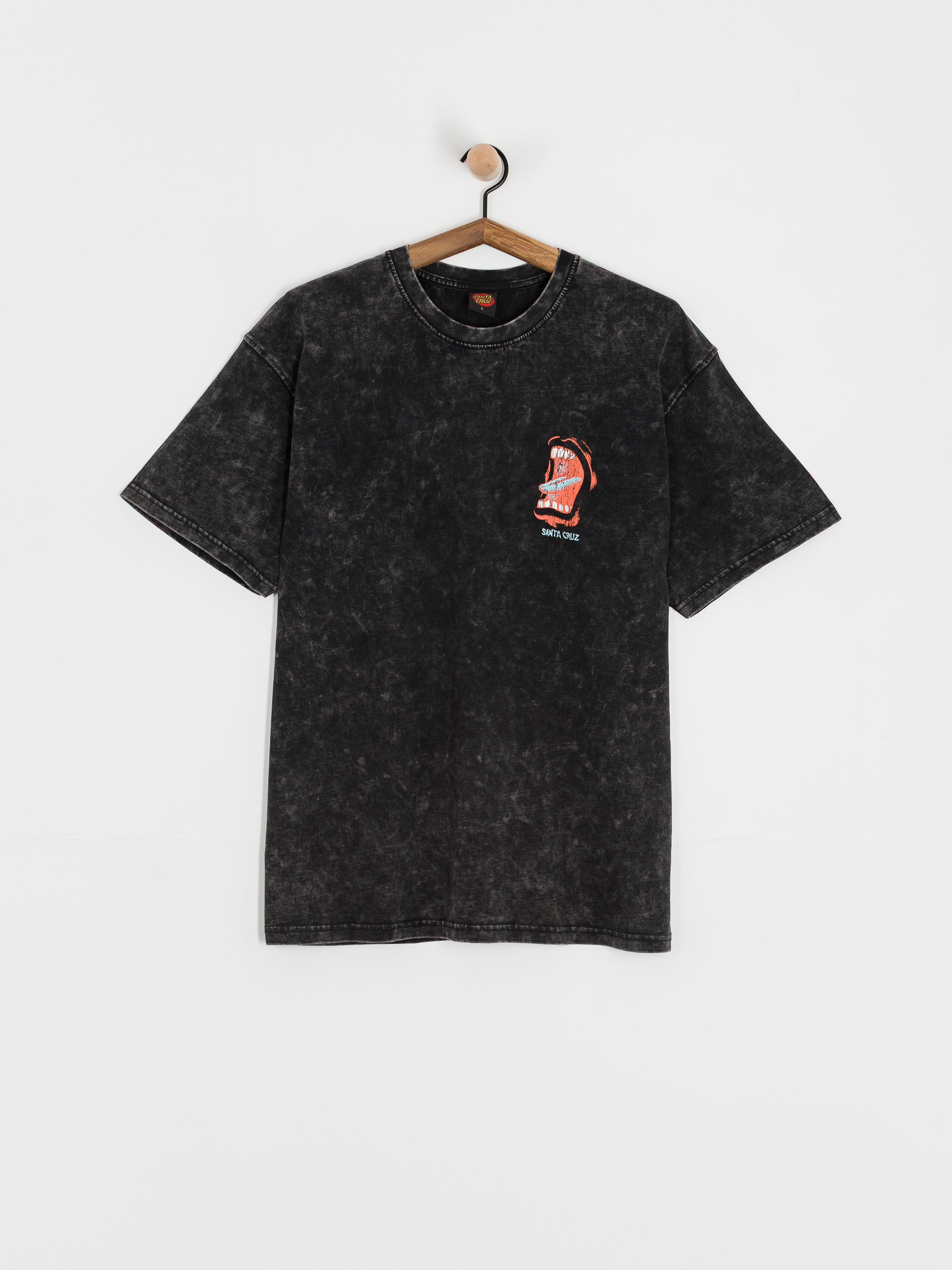 Тениска Santa Cruz VTG Screaming Connect (black acid wash)