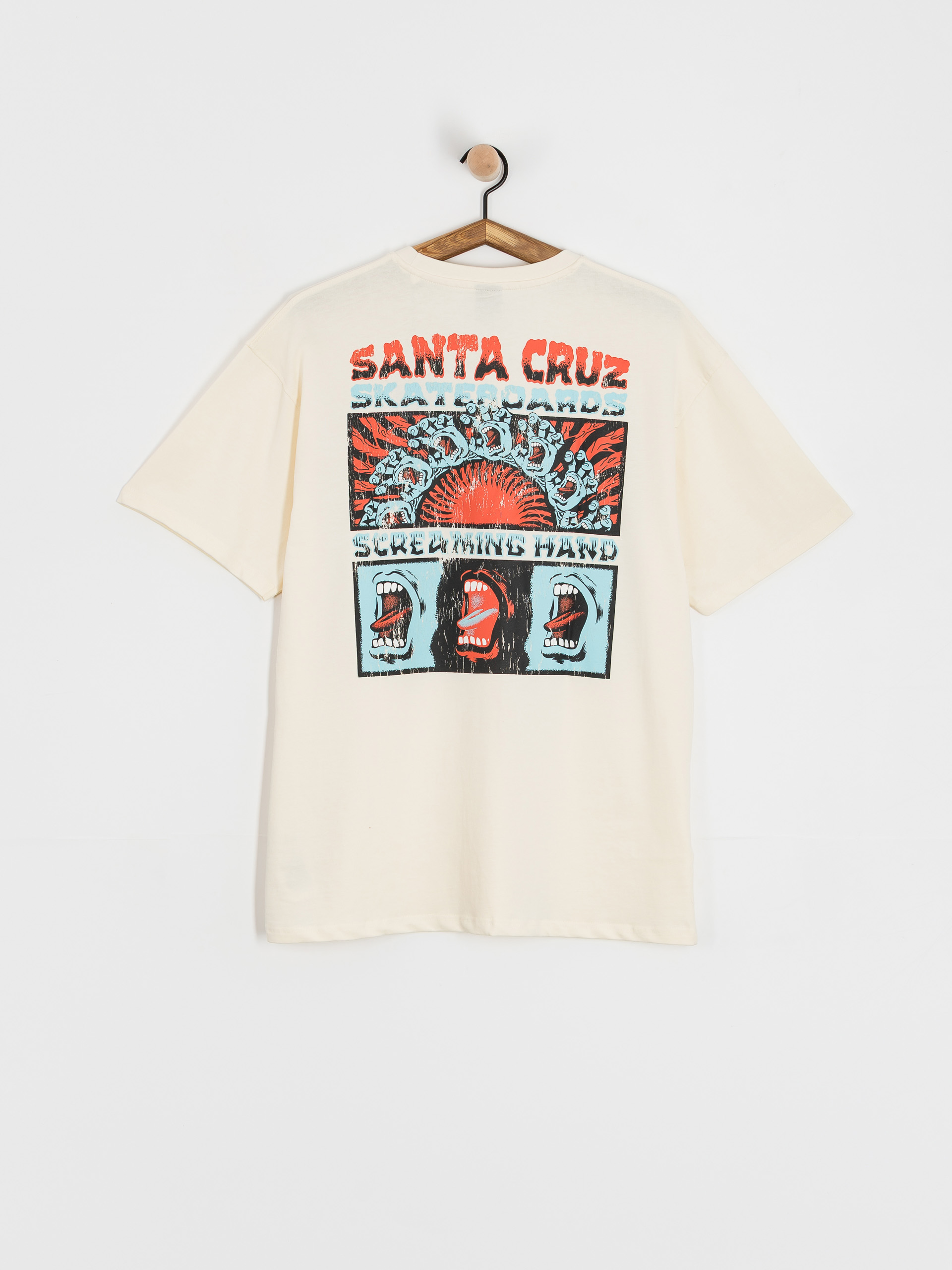 Тениска Santa Cruz VTG Screaming Connect (unbleached cotton)