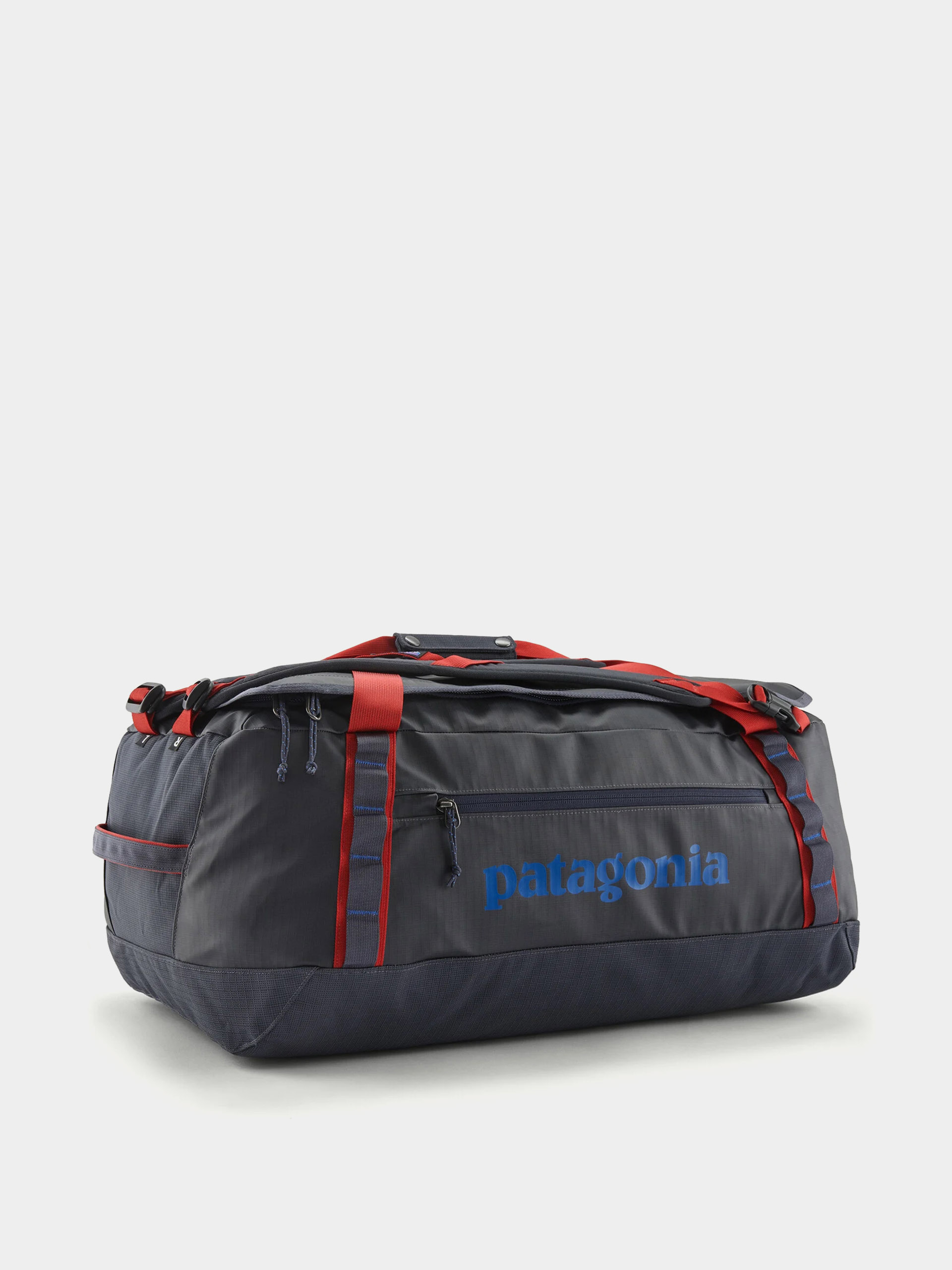 u0427u0430u043du0442u0430 Patagonia Black Hole Duffel 55L (smolder blue w/amanita red)