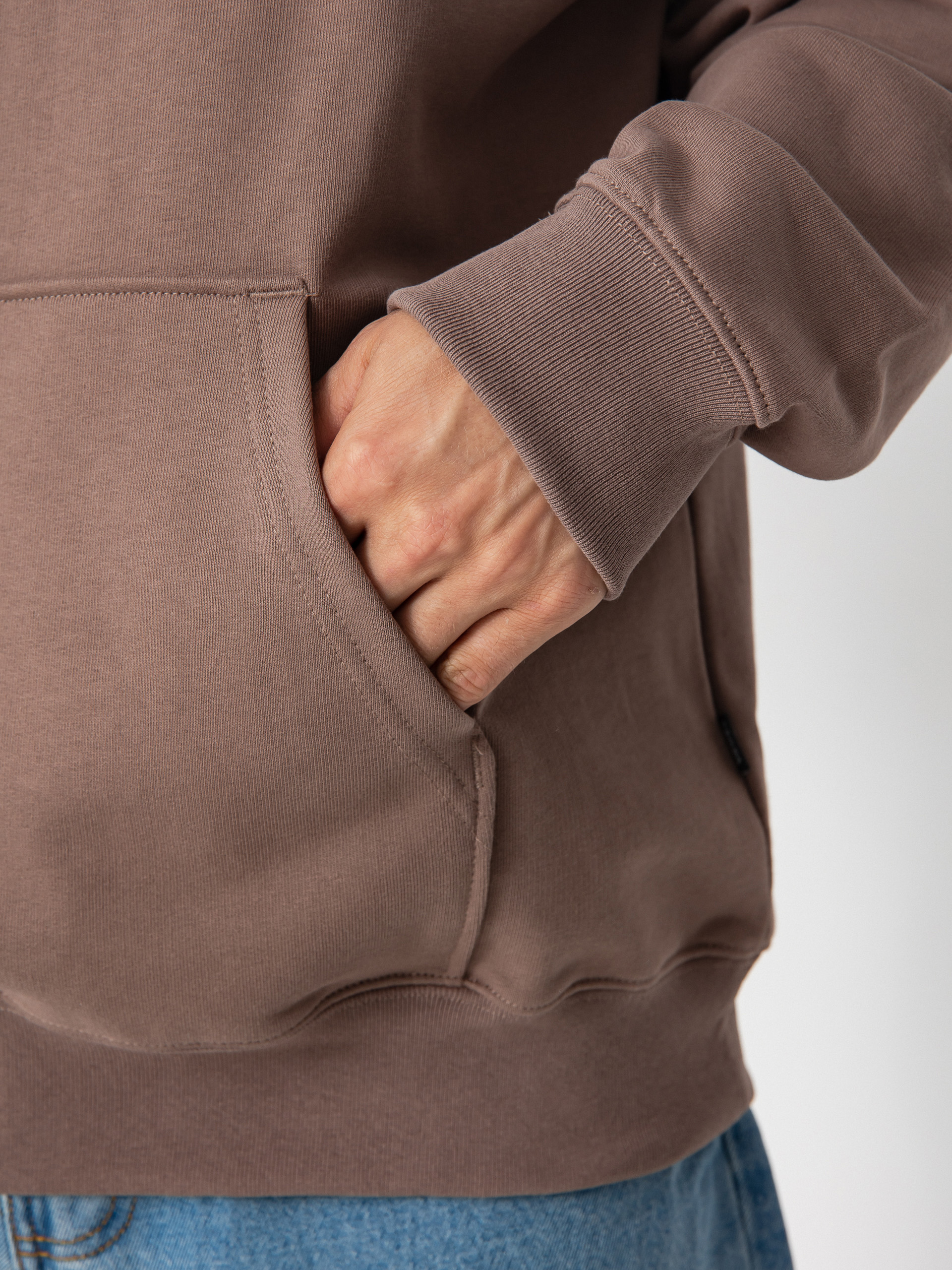 Суитшърт с качулка Vans Salton Loose Ft HD (deep taupe)