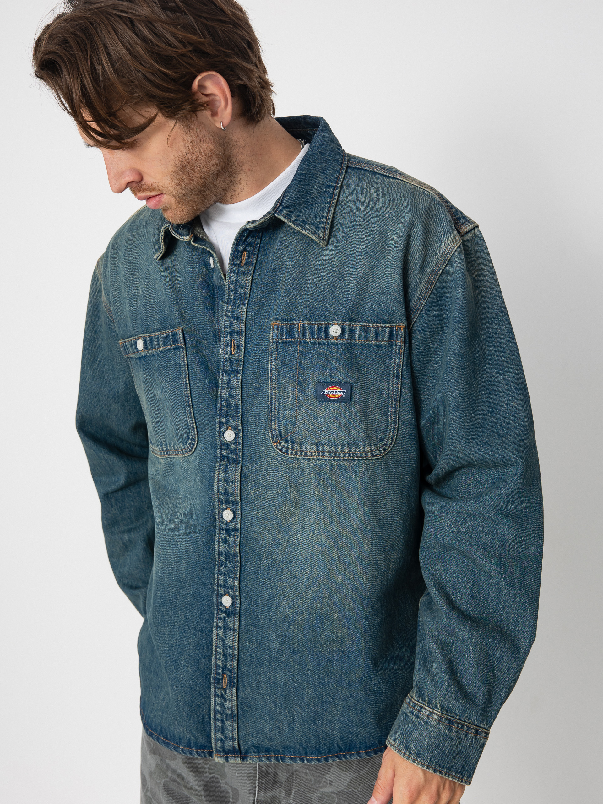 Риза Dickies Mechanic (khaki tinted blue)
