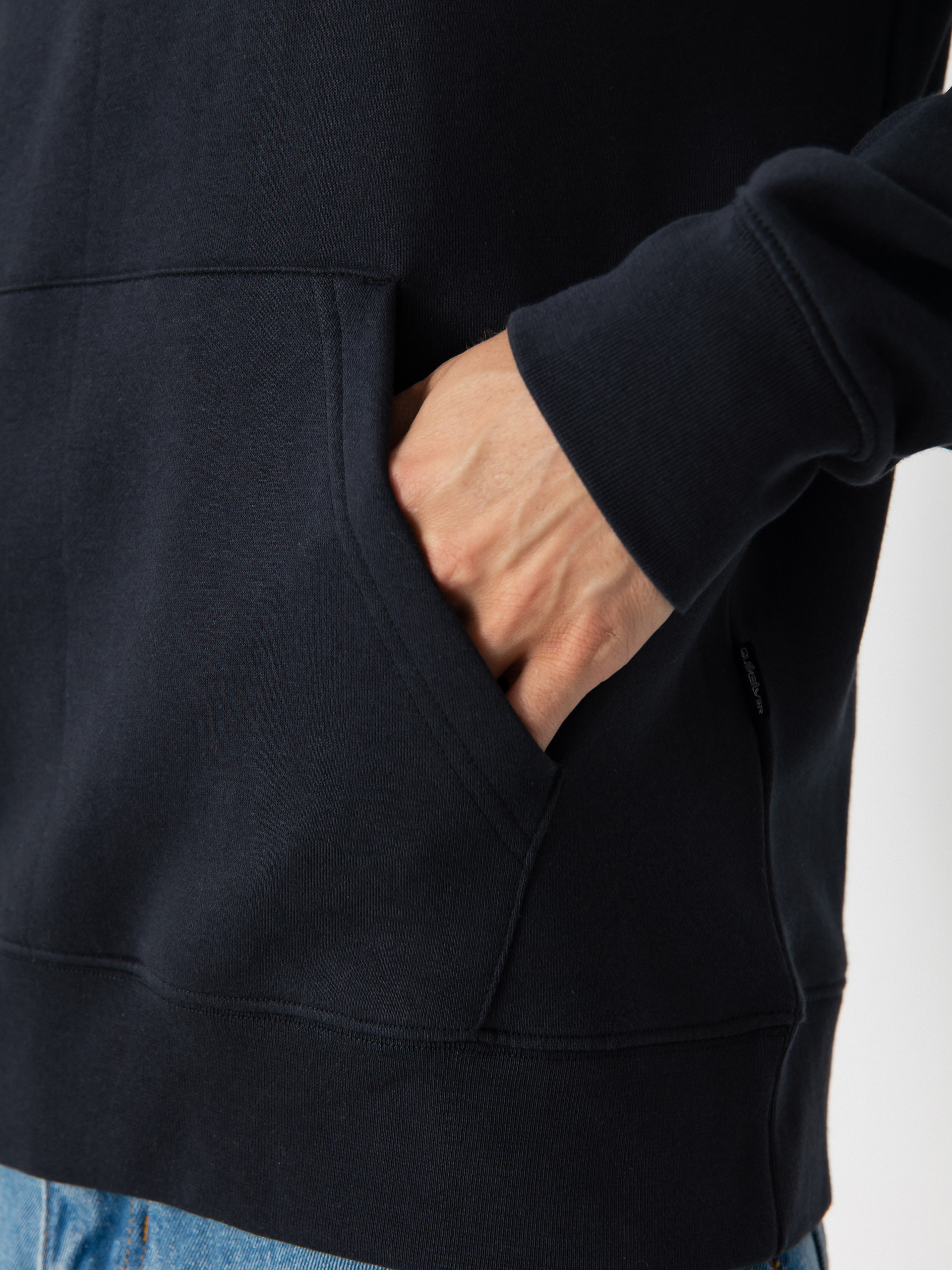 Суитшърт с качулка Quiksilver Salt Water HD (black)