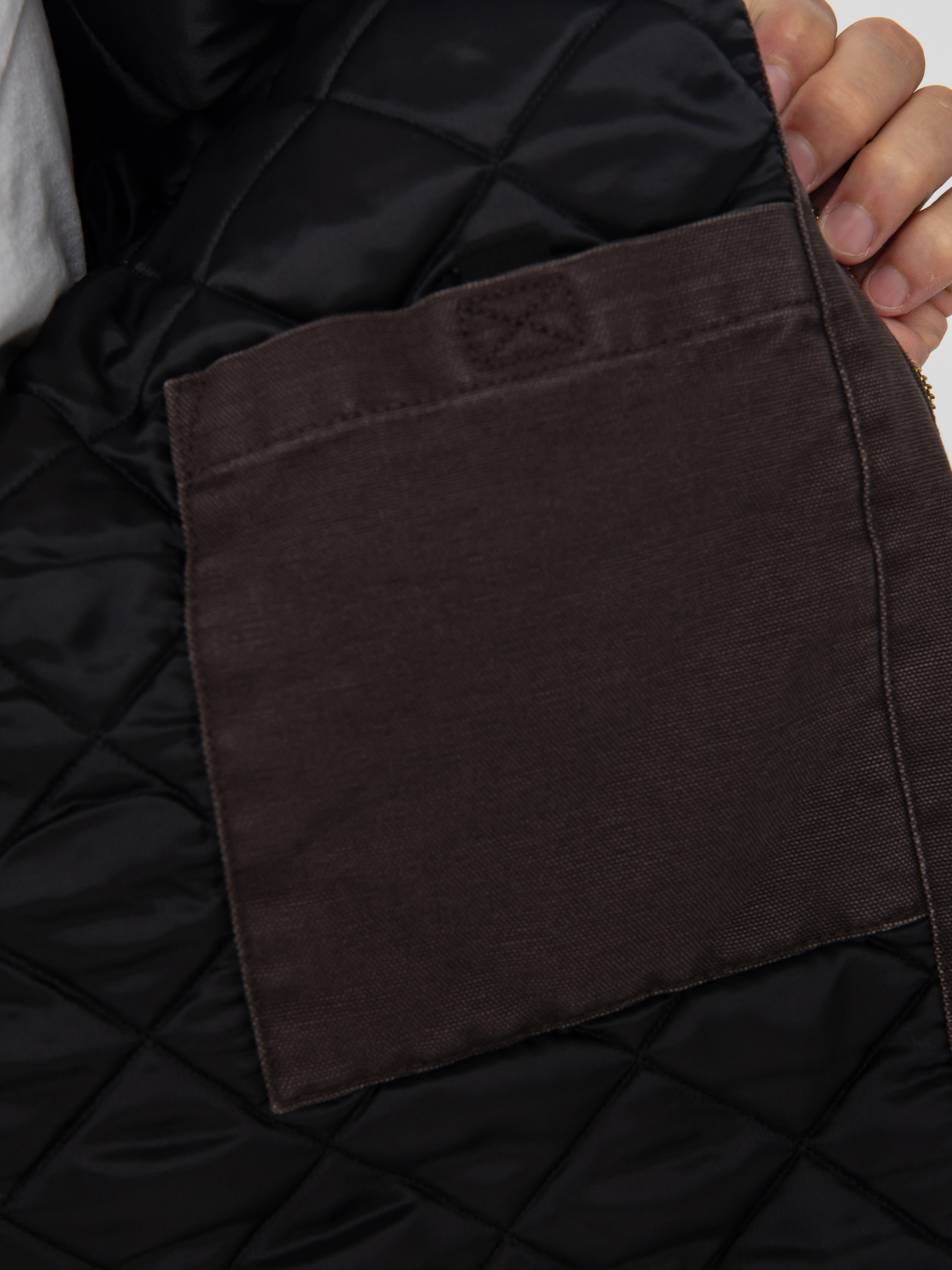 Яке Carhartt WIP OG Detroit (tobacco/black/stone canvas)