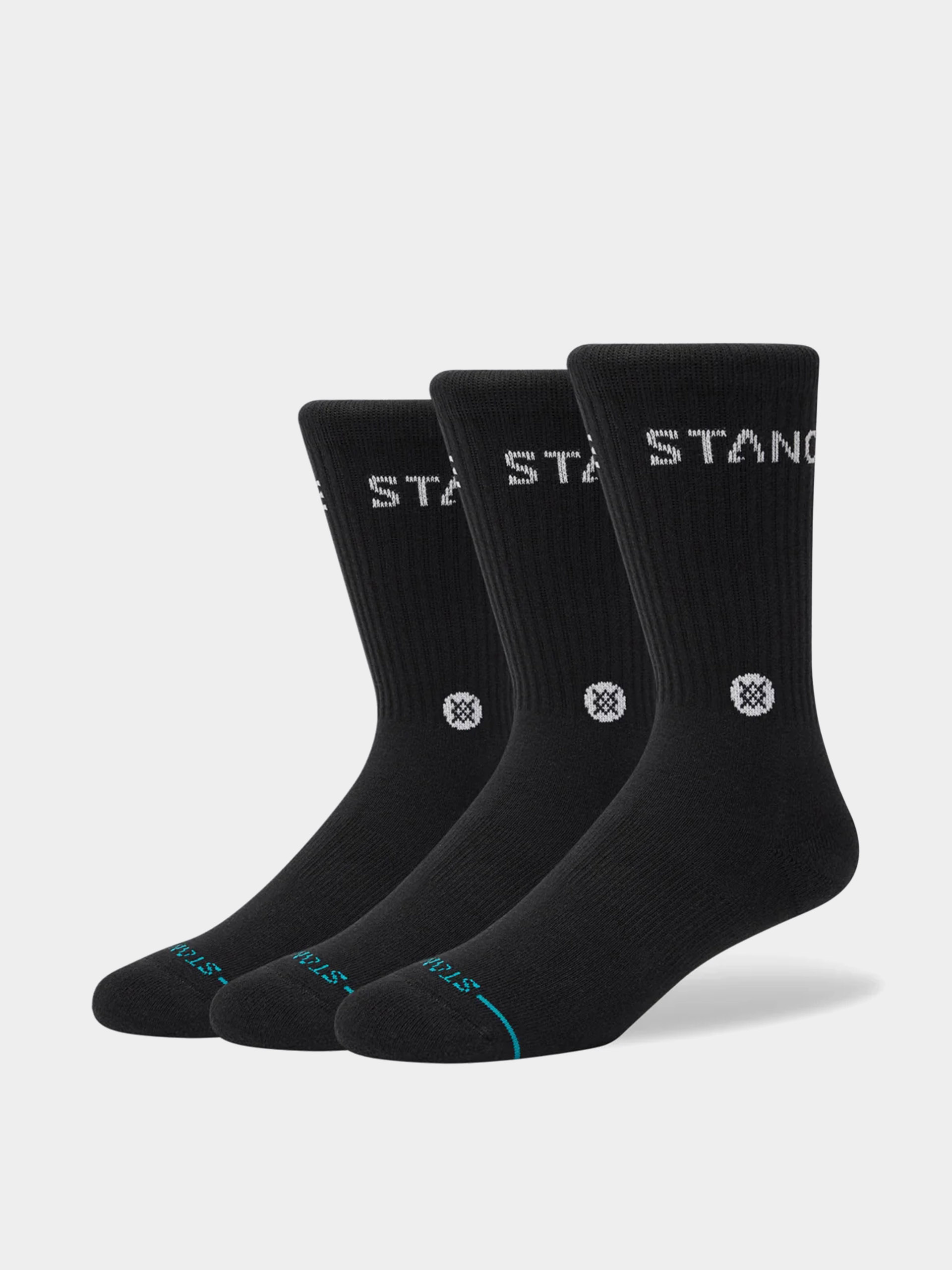 u0427u043eu0440u0430u043fu0438 Stance Origin 3 Pack Crew (black)