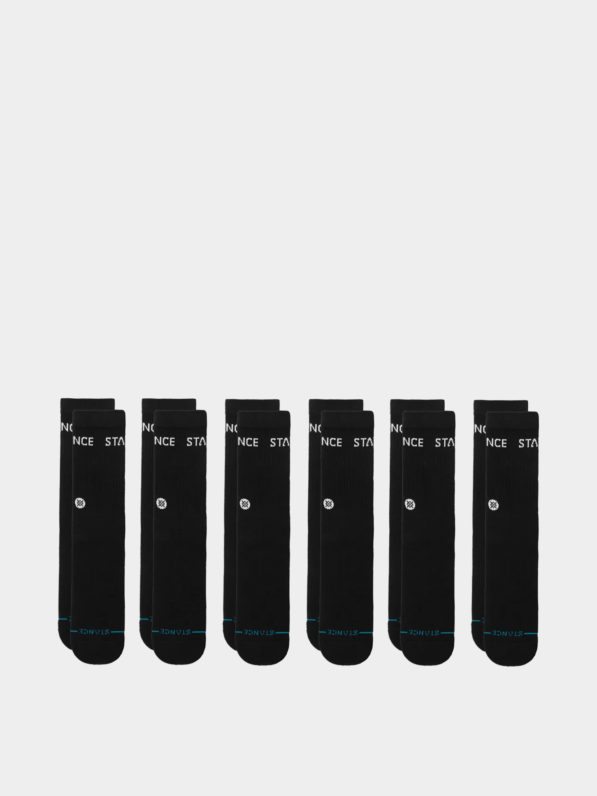 Чорапи Stance Origin 6 Pack Crew (black)