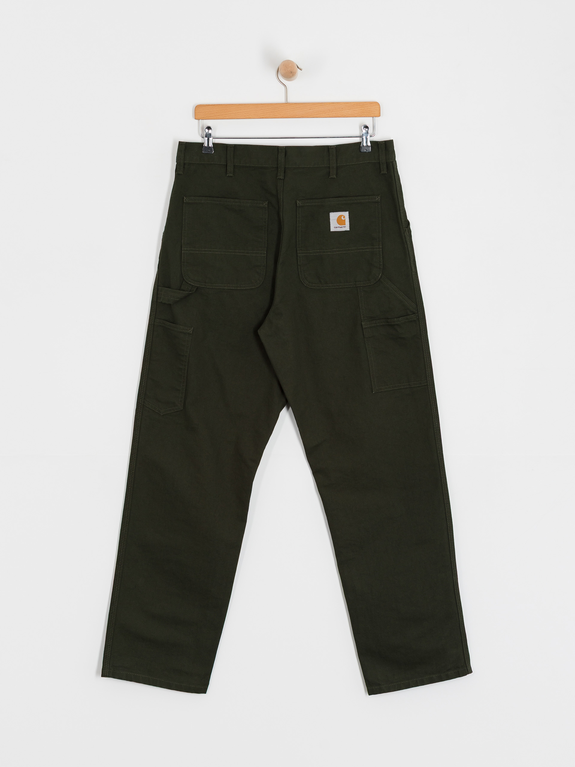 Панталони Carhartt WIP Single Knee (olive/rinsed)