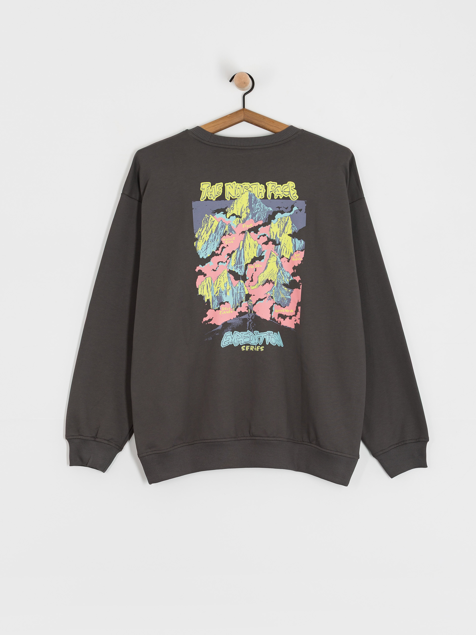 Суитшърт The North Face Expedition Celebration Oversized (anthracite grey)
