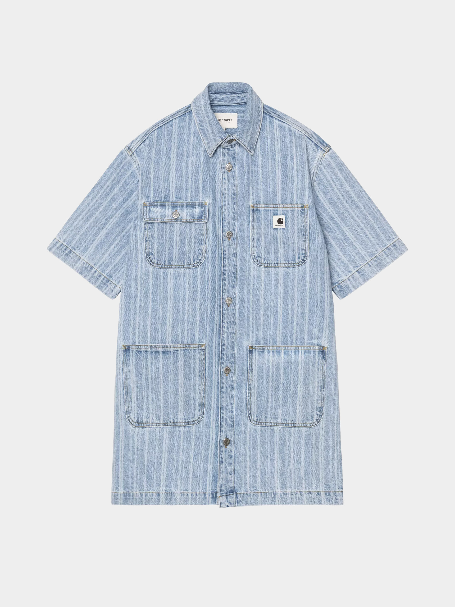 Рокля Carhartt WIP Rylan Dress Wmn (rylan stripe/blue/stone bleached)