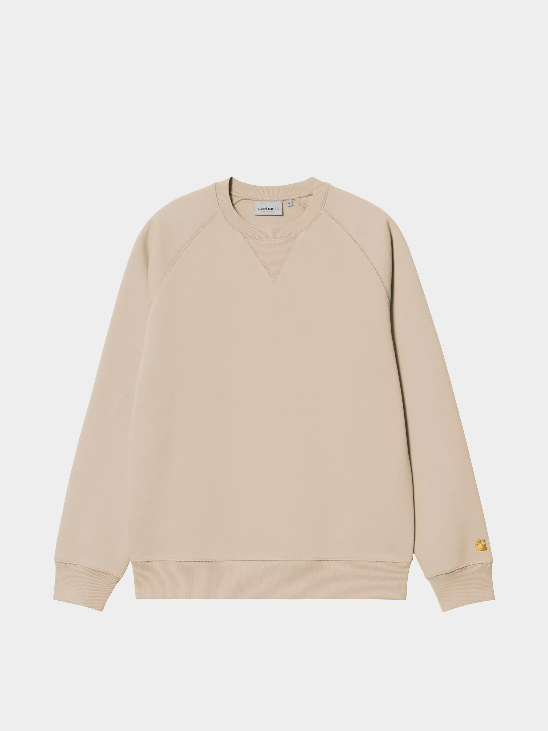 Суитшърт Carhartt WIP Chase (fleur de sel/gold)