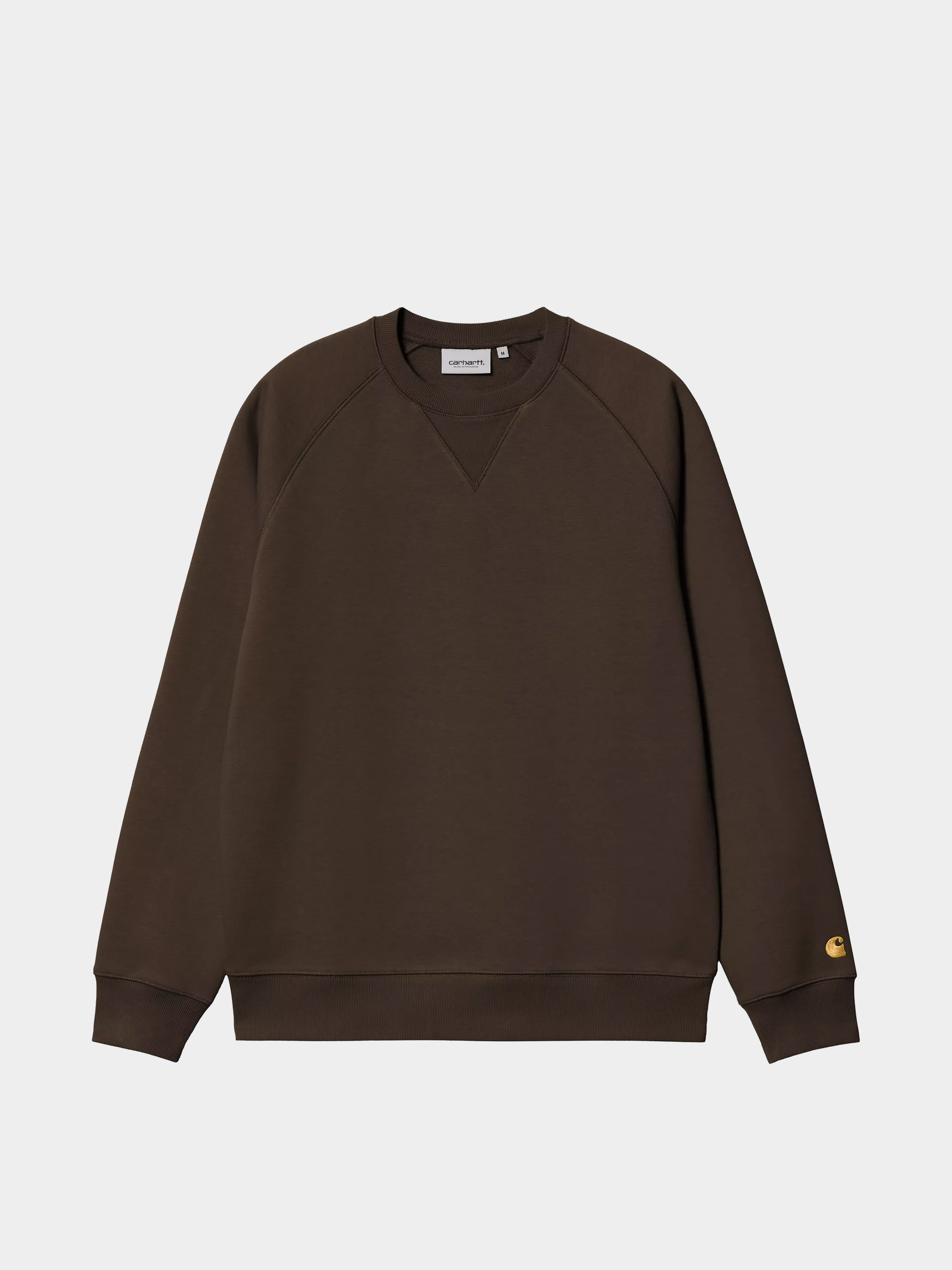 Суитшърт Carhartt WIP Chase (tobacco/gold)
