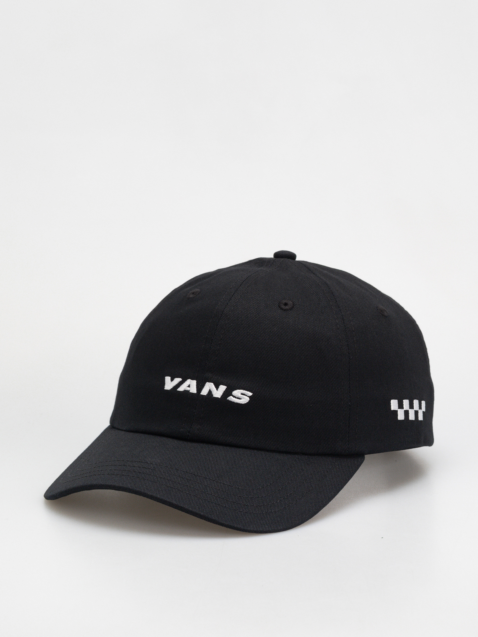 u0428u0430u043fu043au0430 u0441 u043au043eu0437u0438u0440u043au0430 Vans Check Side Curved Bill Jockey (black)