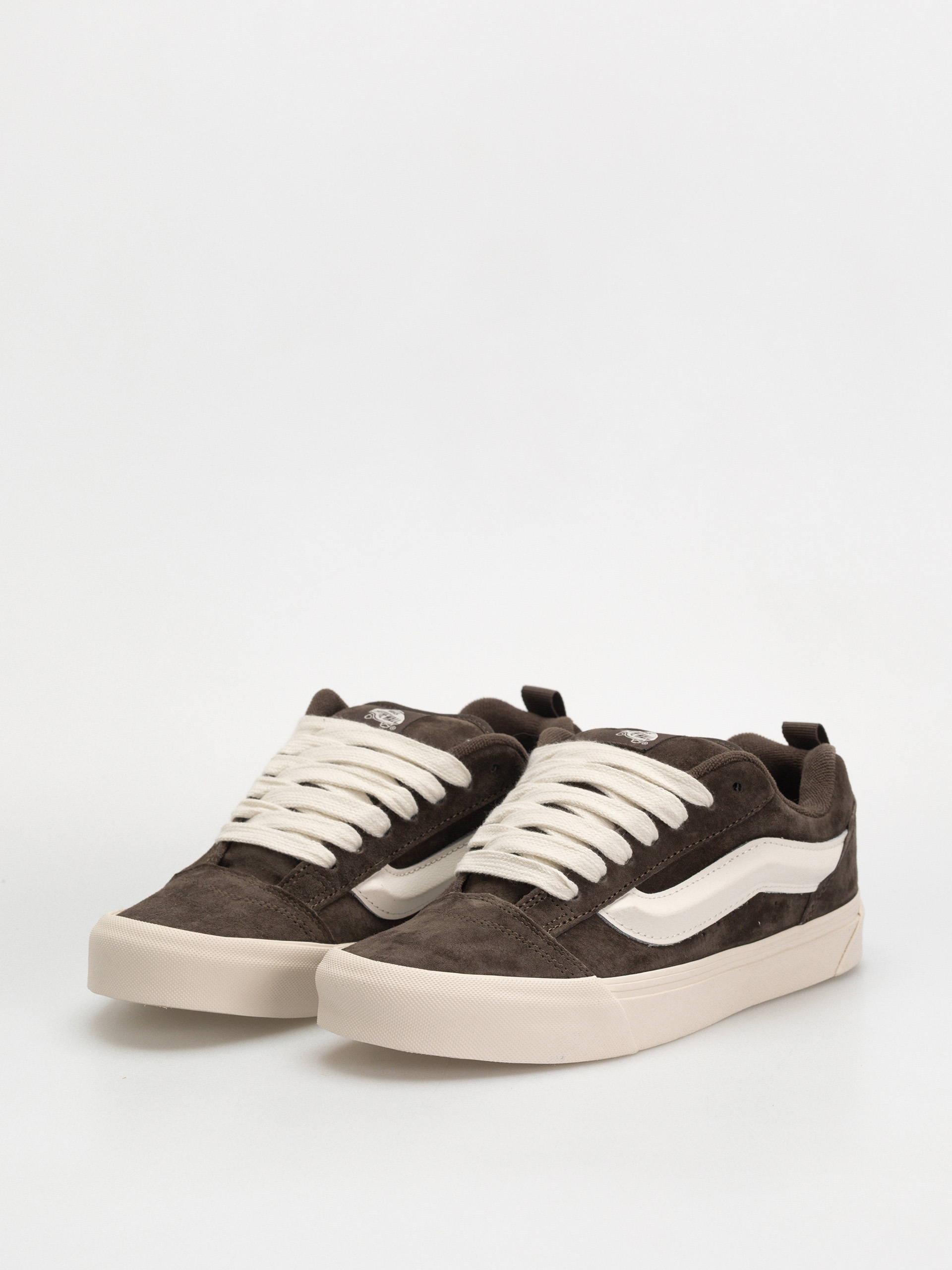 Обувки Vans Knu Skool (pig suede coal brown)