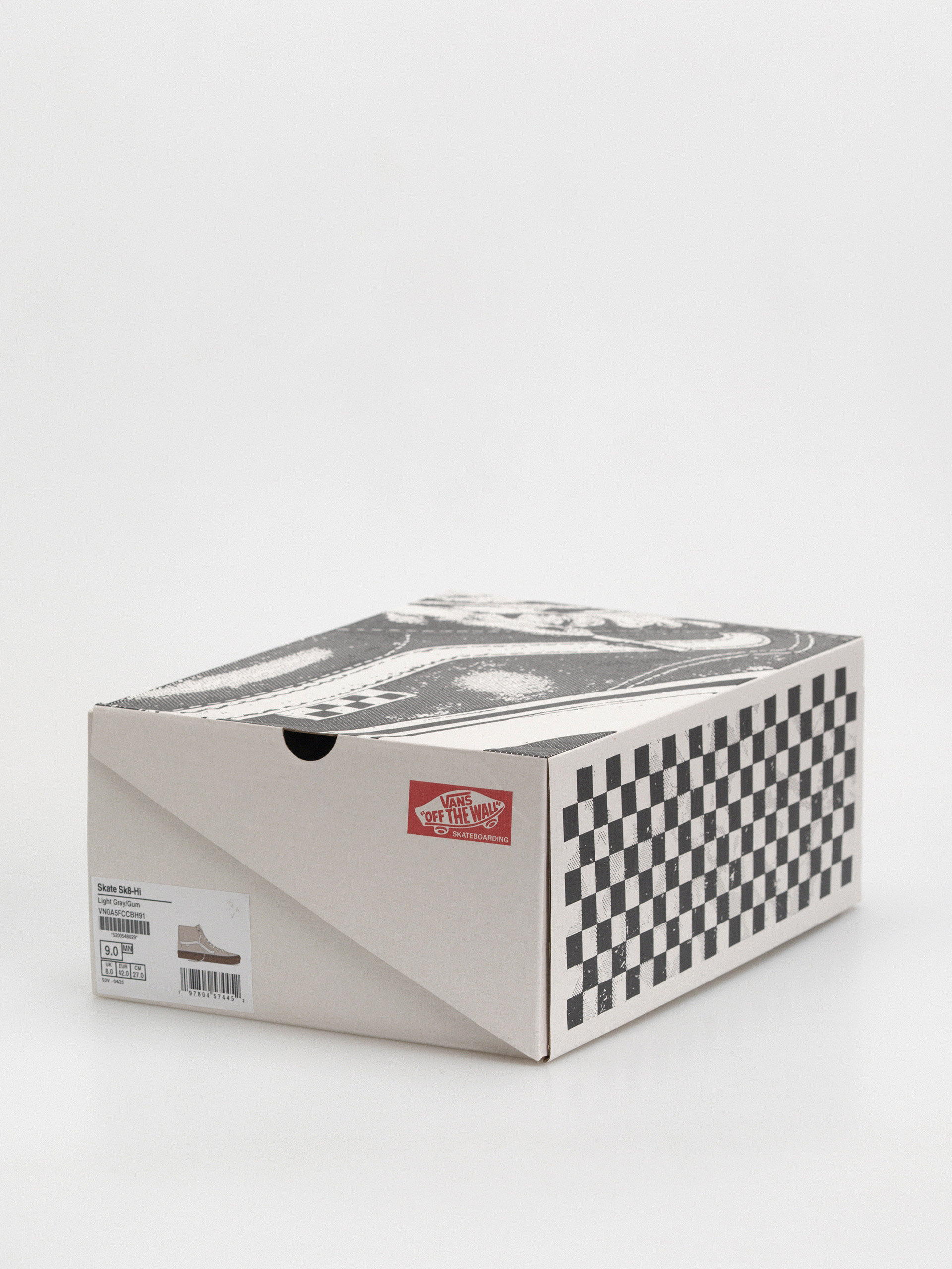 Обувки Vans Skate Sk8 Hi (light gray/gum)