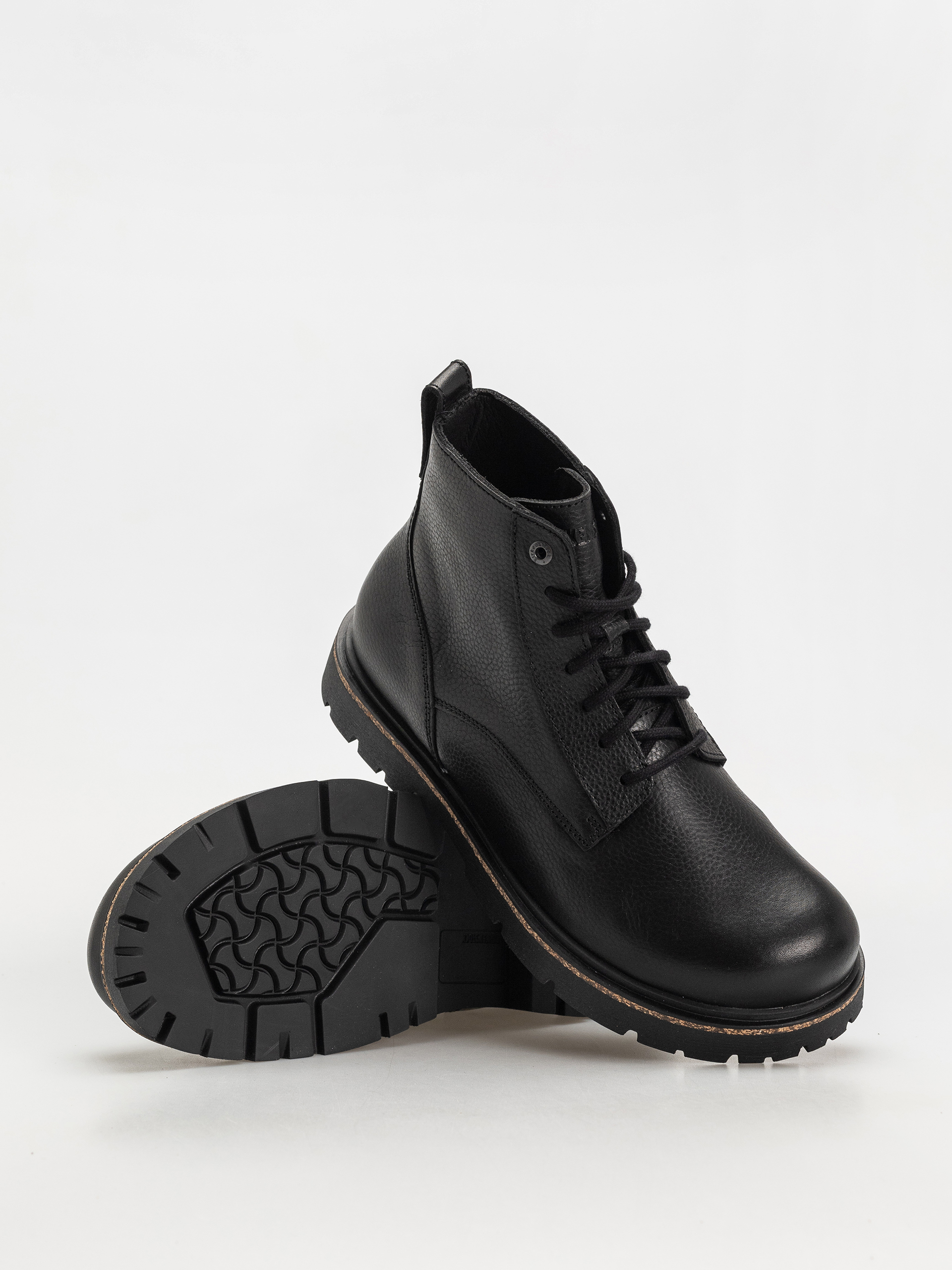 Обувки Birkenstock Highwood Lace Mid Natural Leather Regular (black)