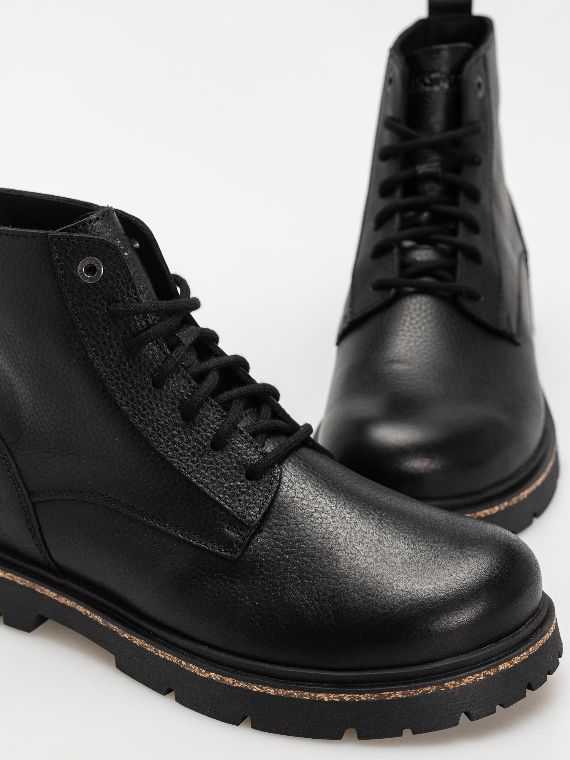 Обувки Birkenstock Highwood Lace Mid Natural Leather Regular (black)