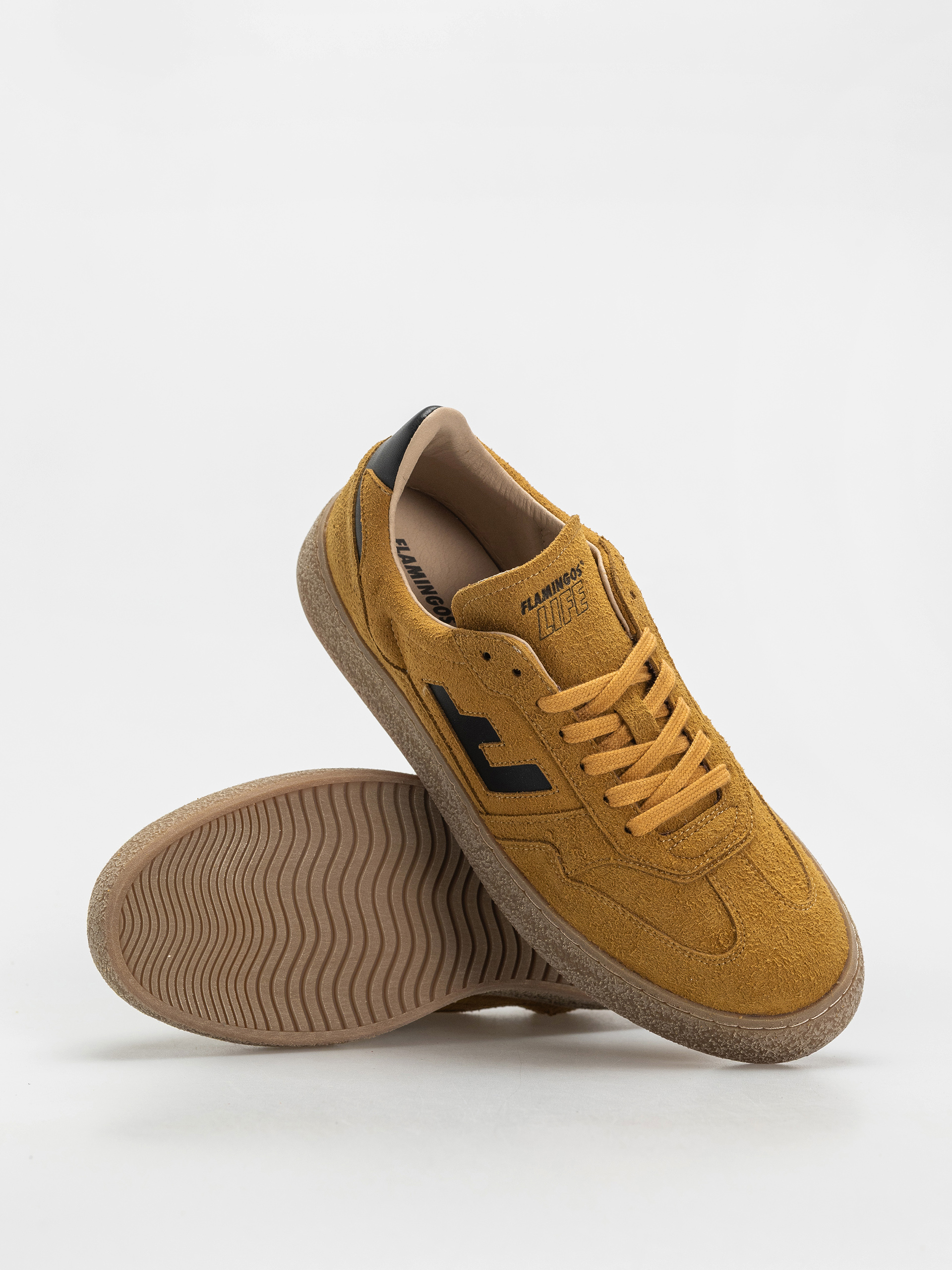 Обувки Flamingos Life Burela Bold (hairy suede curry)