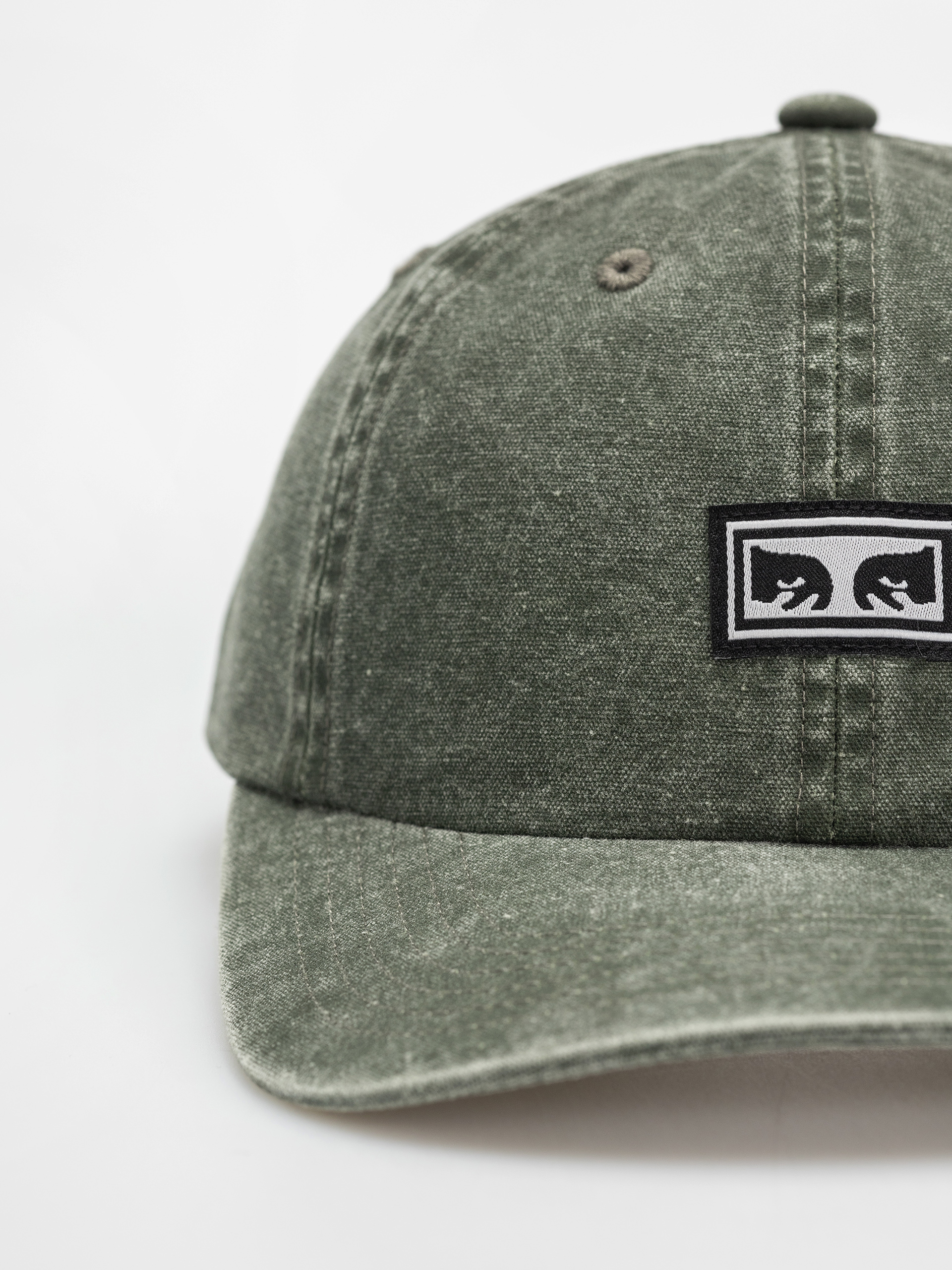 Шапка с козирка OBEY Icon Eyes Pigment 6 Panel Velc (pigment green)