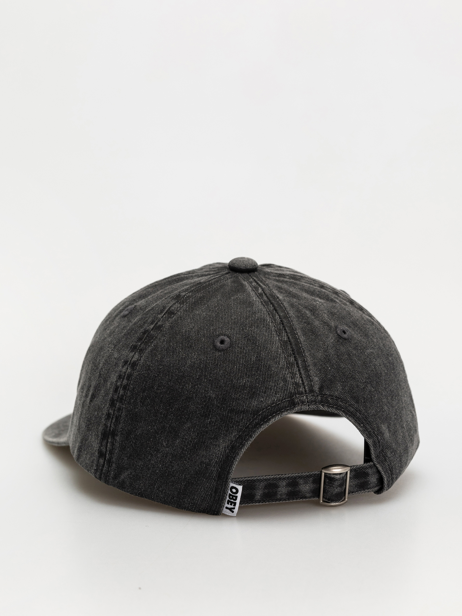 Шапка с козирка OBEY Pigment Bold 6 Panel Strapback (pigment black)