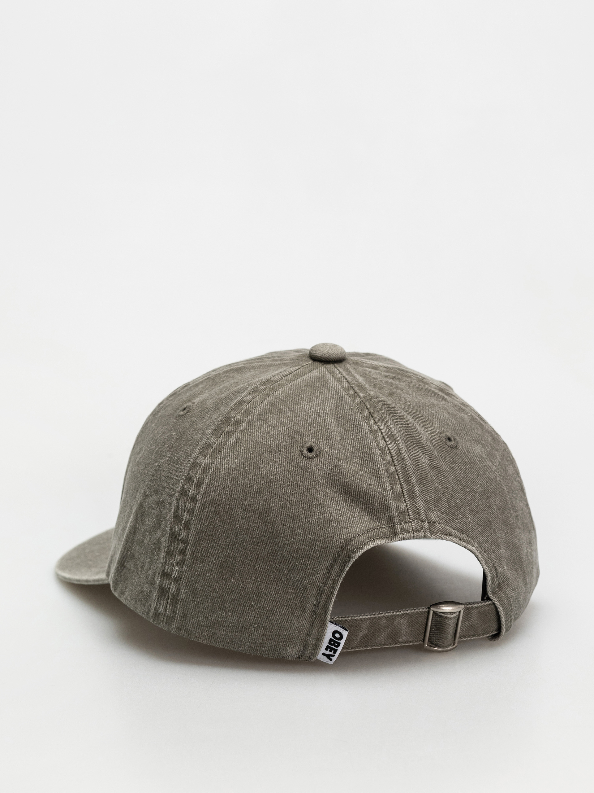 Шапка с козирка OBEY Pigment Bold 6 Panel Strapback (pigment olive)