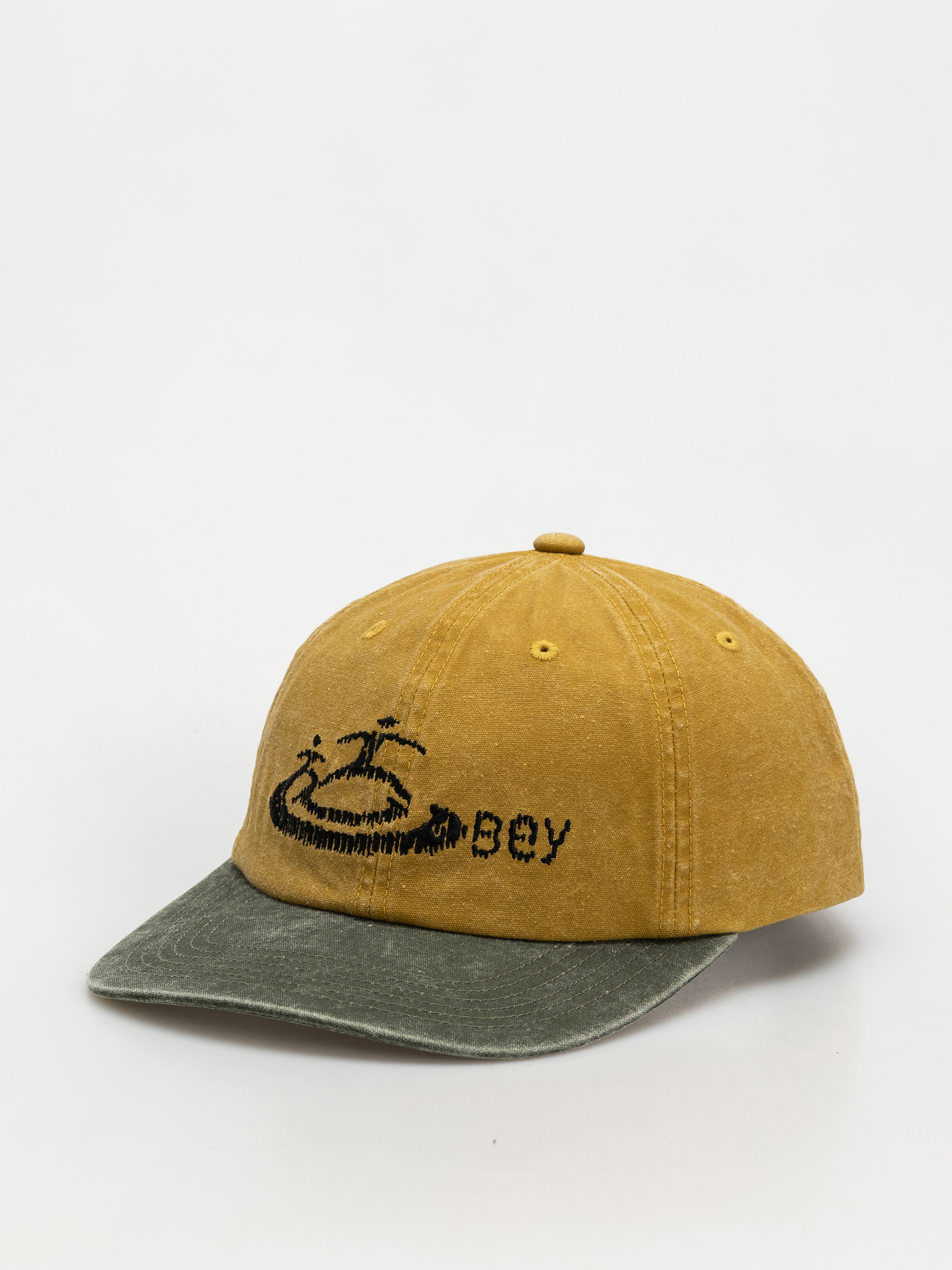 Шапка с козирка OBEY Pigment Obey Corp 6 Pnl Velcro (pigment mustard multi)
