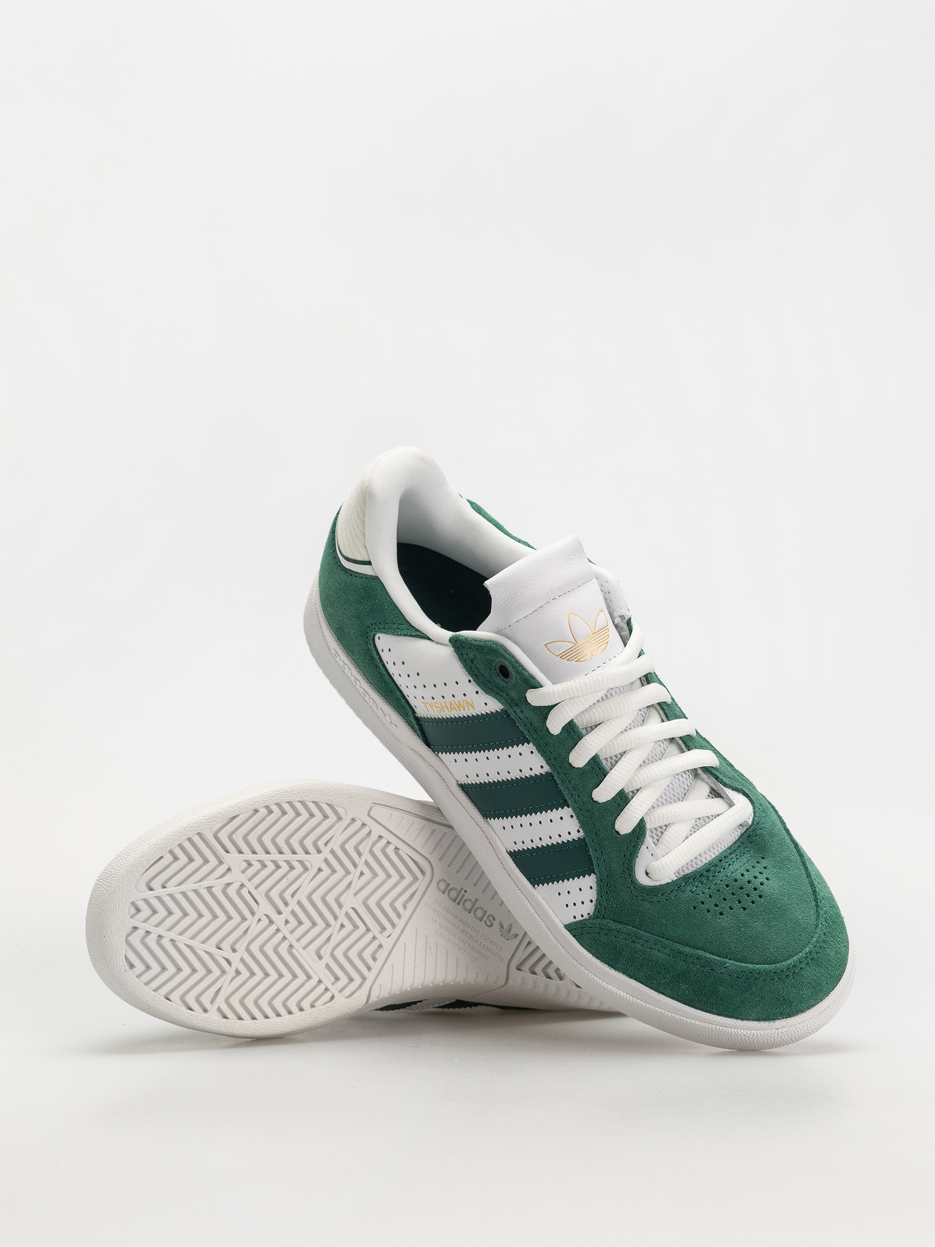 Обувки adidas Tyshawn Low (cgreen/cgreen/ftwwht)