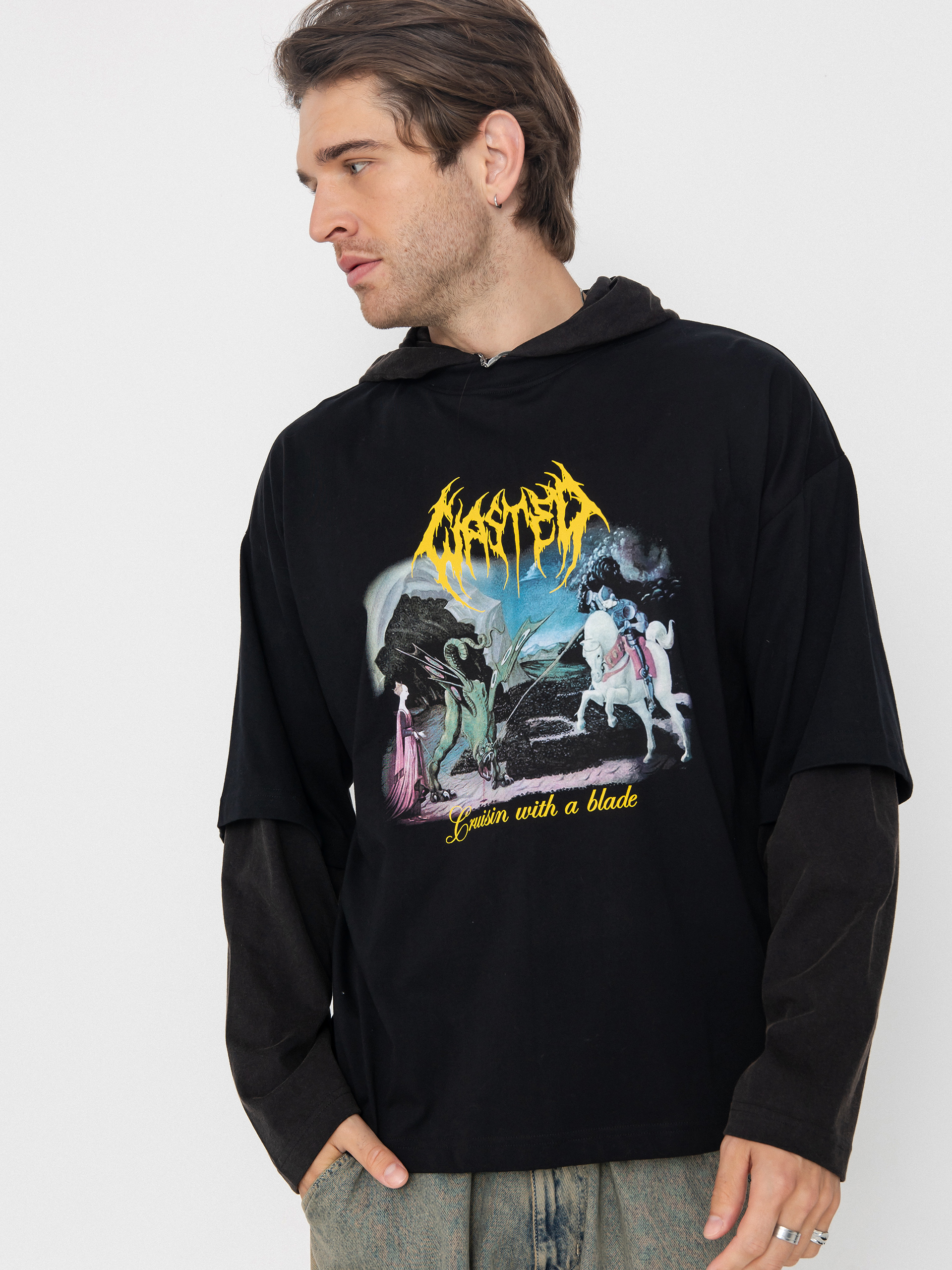 Суитшърт с качулка Wasted Paris Tale Age HD