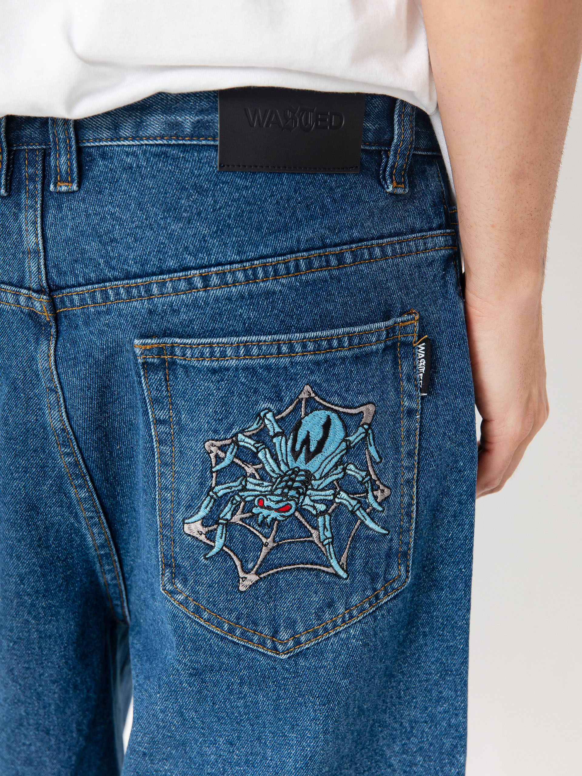 Къси панталони Wasted Paris Prey Casper (washed blue)