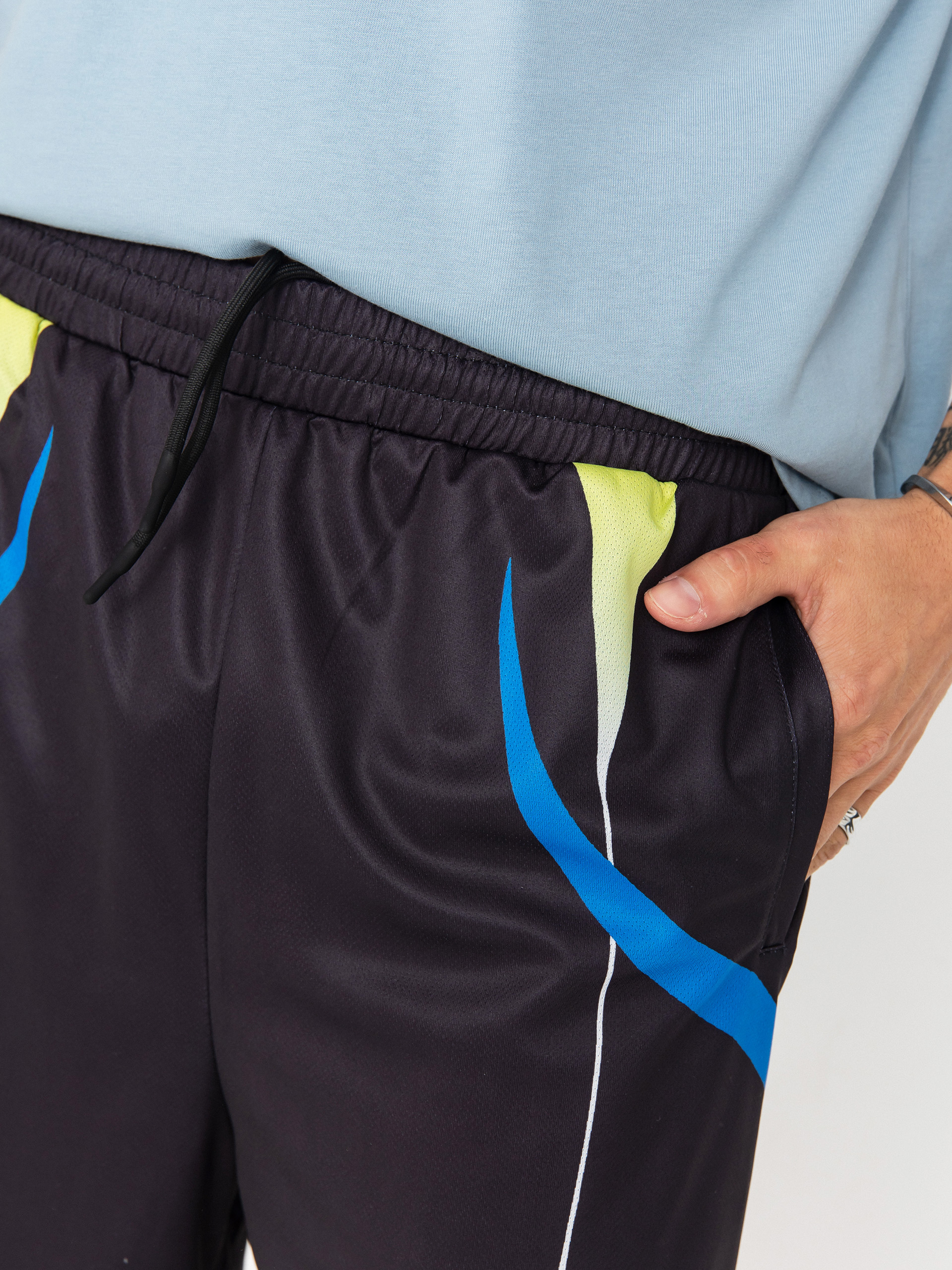 Къси панталони Wasted Paris Ambrosiana Football (black)