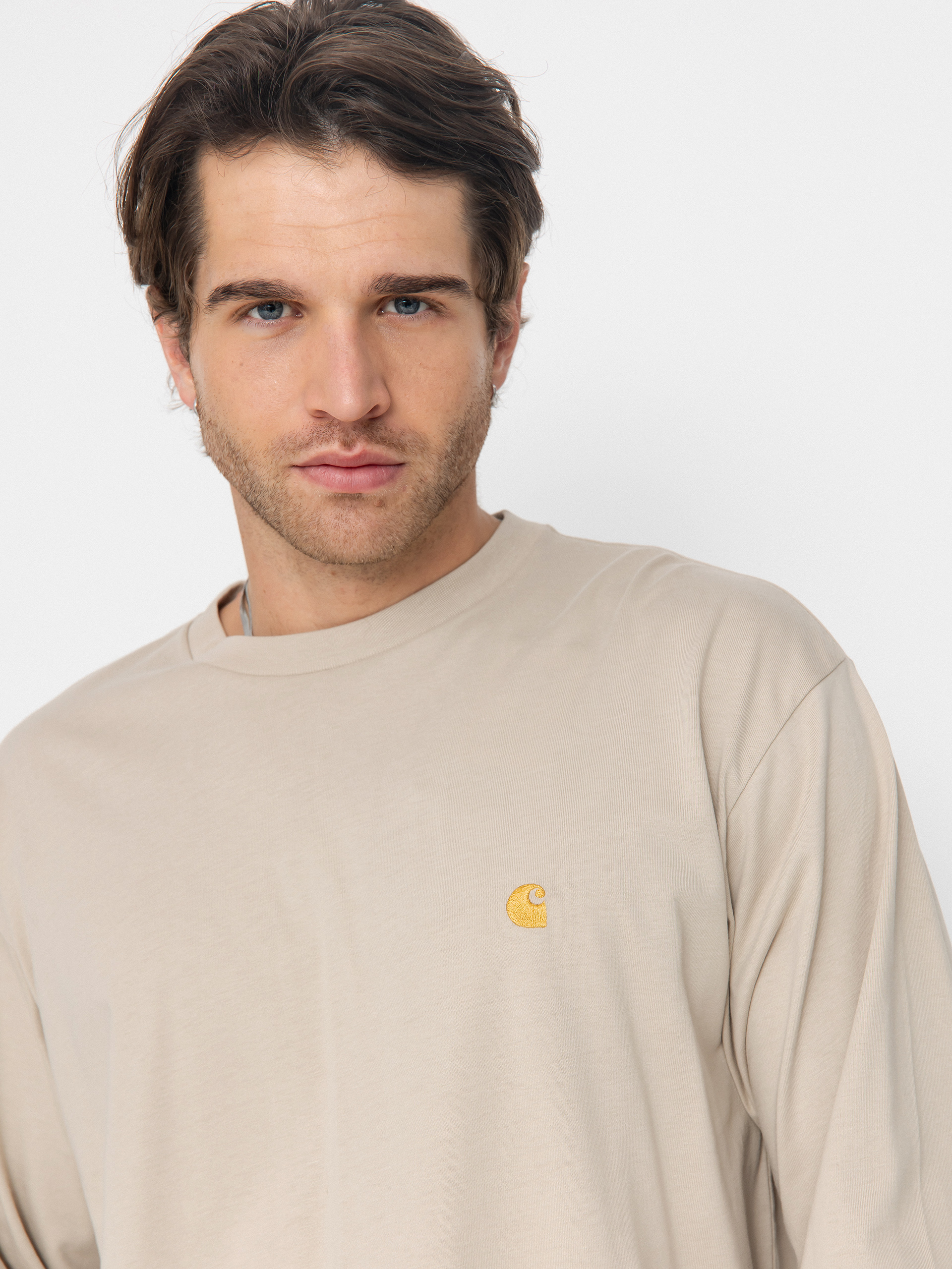 Блуза Carhartt WIP Chase (fleur de sel/gold)