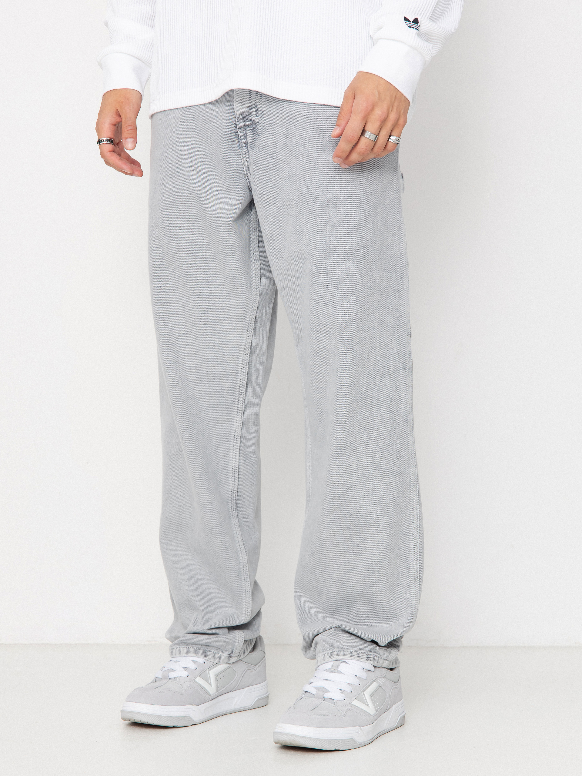 Панталони Carhartt WIP Single Knee (black/chalk wash)