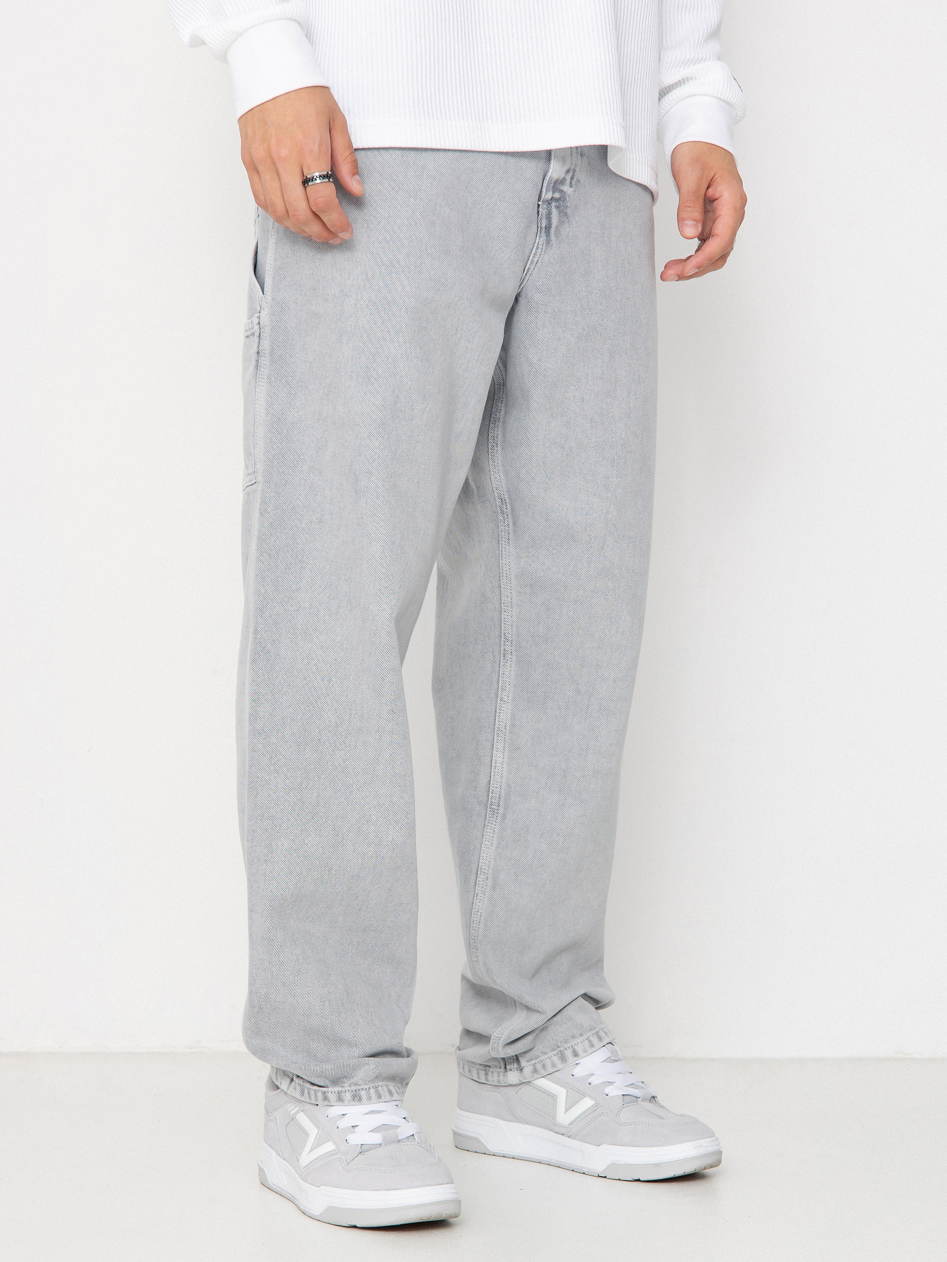 Панталони Carhartt WIP Single Knee (black/chalk wash)