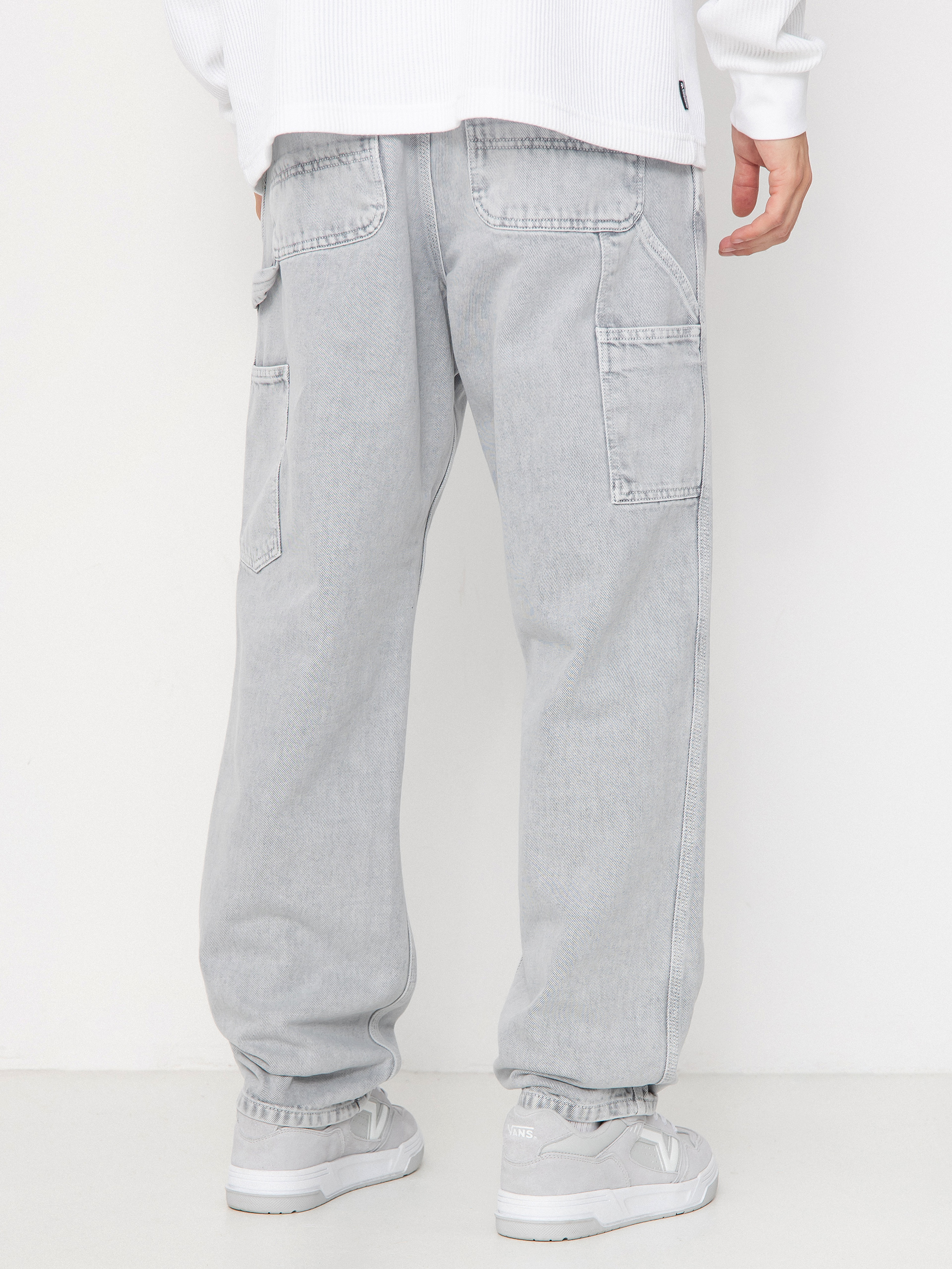 Панталони Carhartt WIP Single Knee (black/chalk wash)