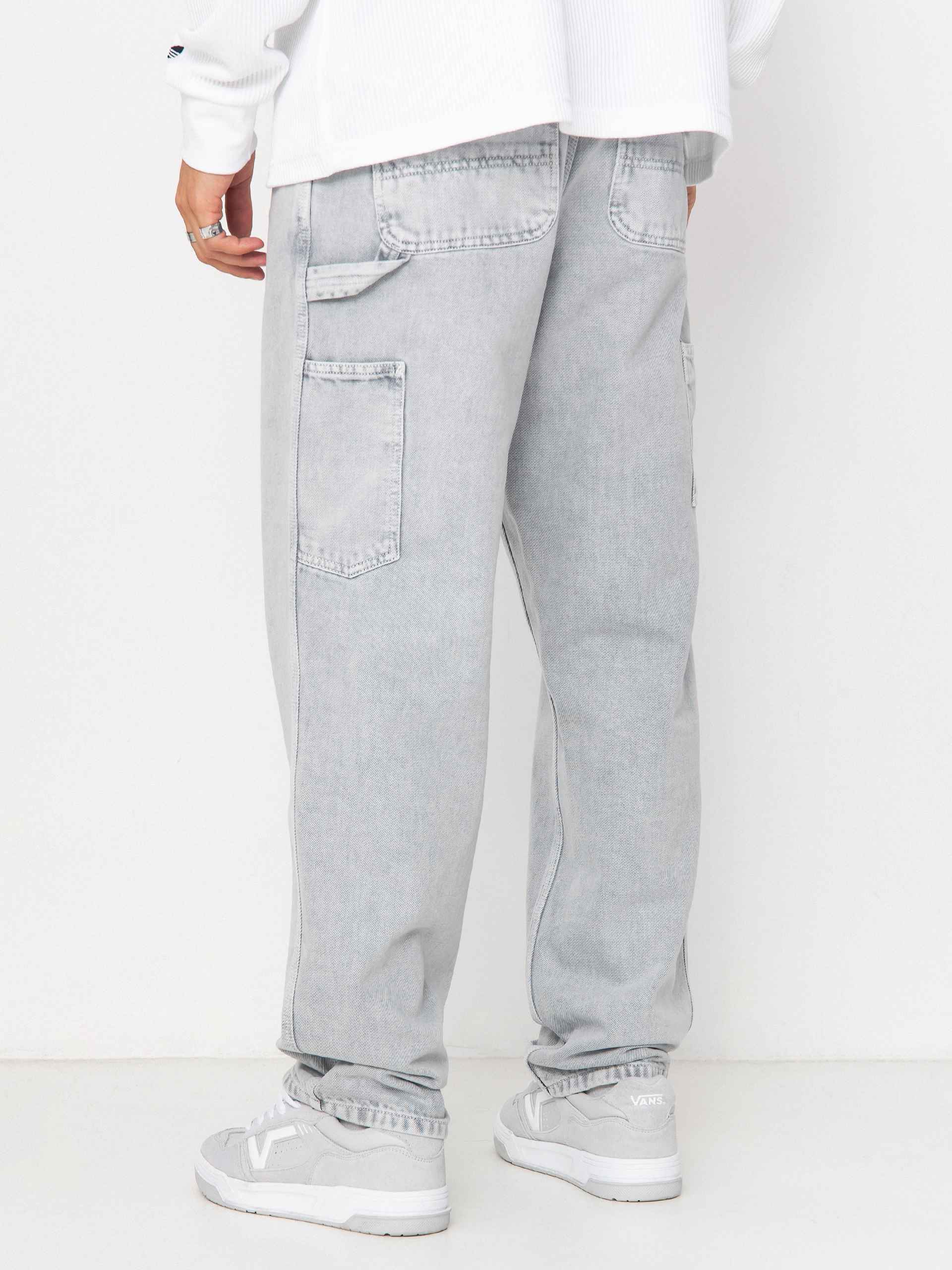 Панталони Carhartt WIP Single Knee (black/chalk wash)