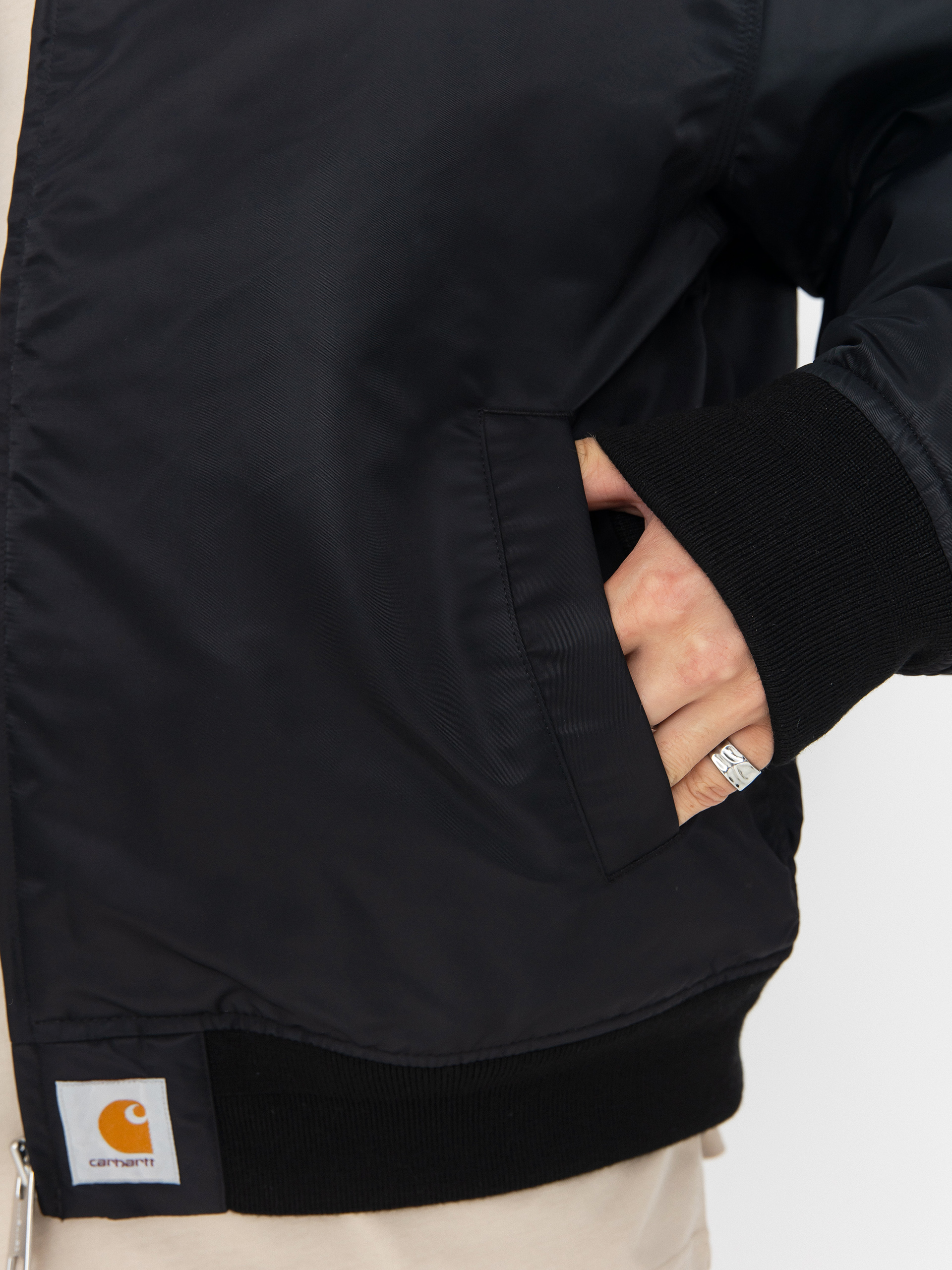 Яке Carhartt WIP Santa Fe Alumni (black/scarlet)