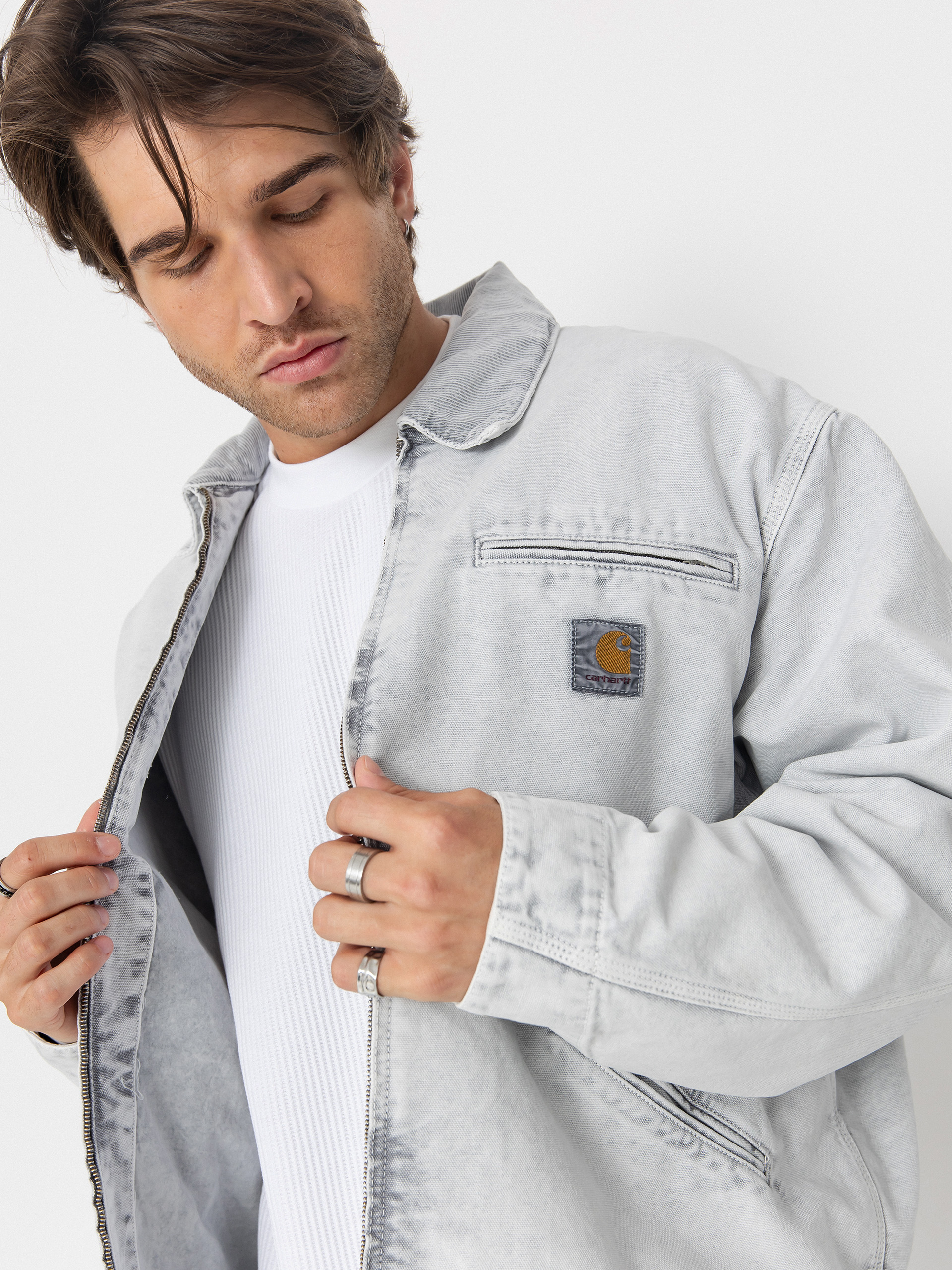 Яке Carhartt WIP OG Detroit (black/black/chalk wash)