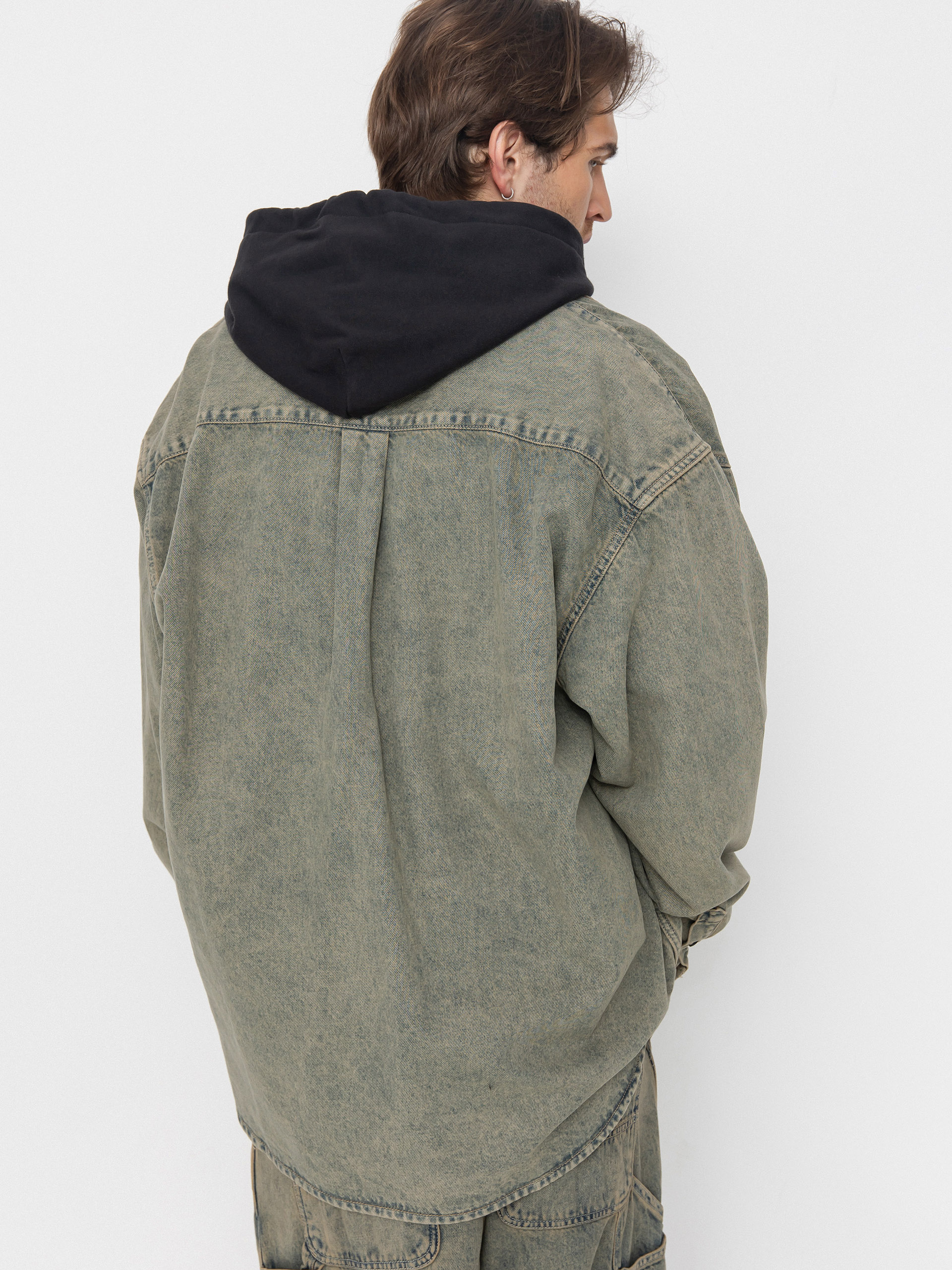 Яке Carhartt WIP Tigan (blue/leather/garment dyed)
