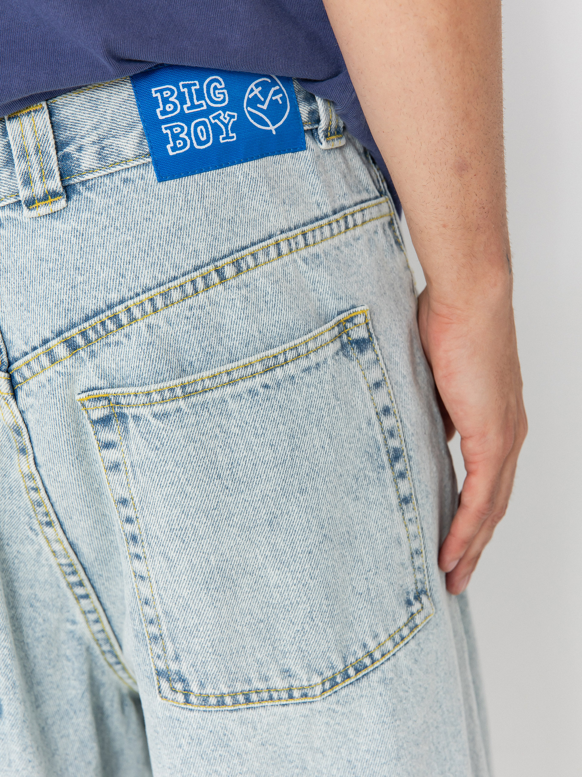 Панталони Polar Skate Big Boy OG Logo (light blue)