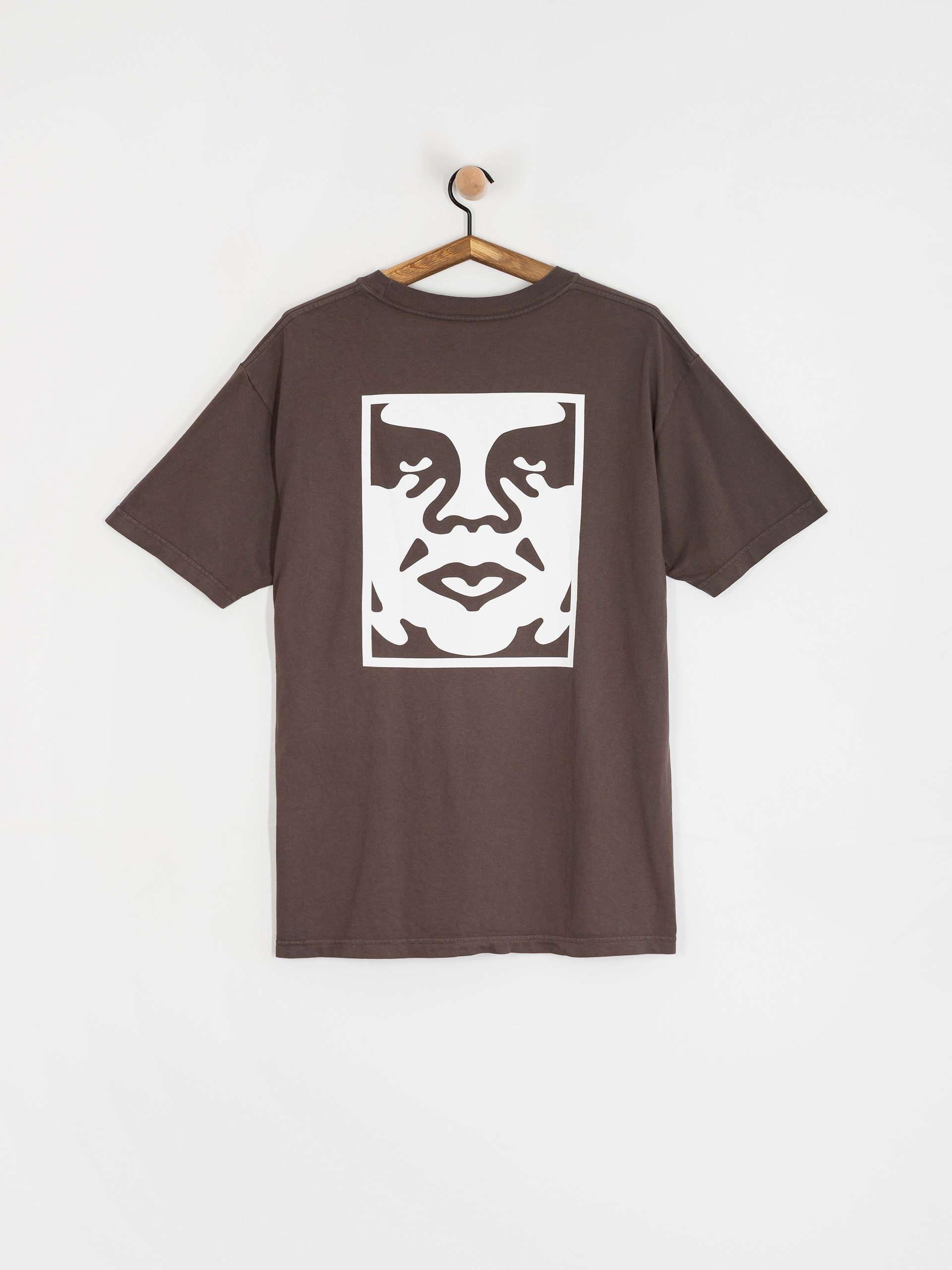 Тениска OBEY Obey Bold Icon Face (pigment dusty black)