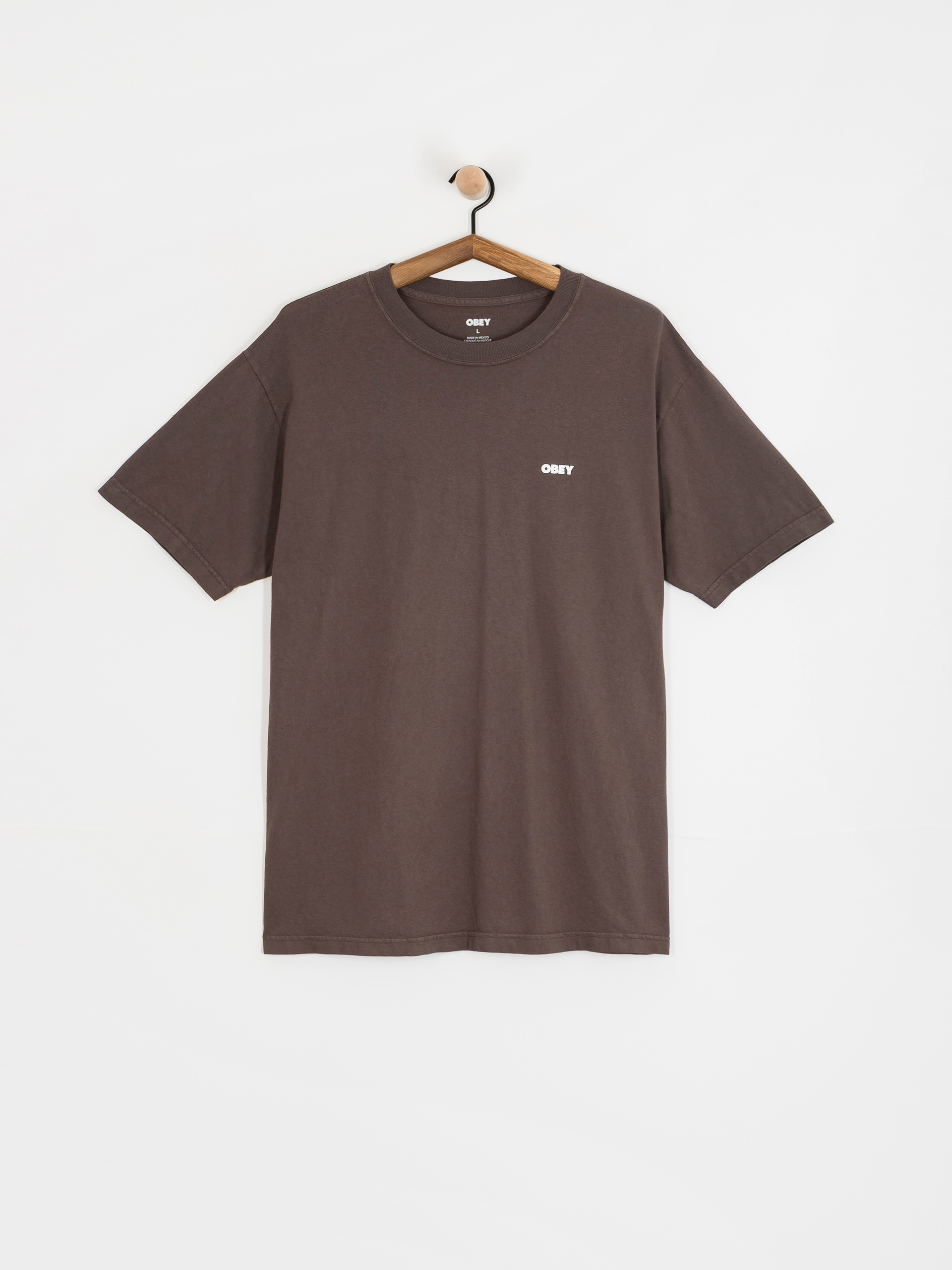 Тениска OBEY Obey Bold Icon Face (pigment dusty black)