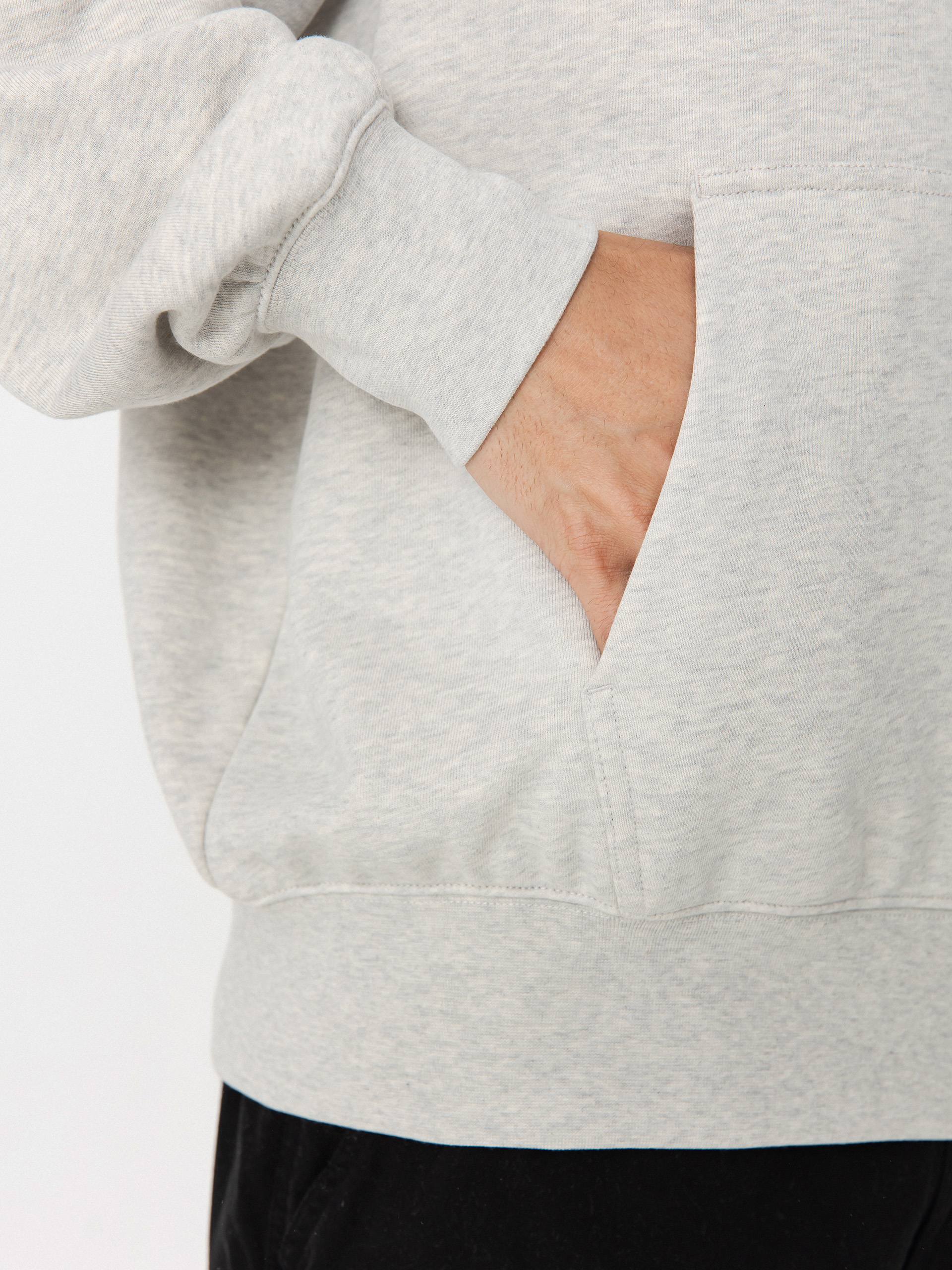 Суитшърт с качулка Vans Lx Premium HD (ash heather)