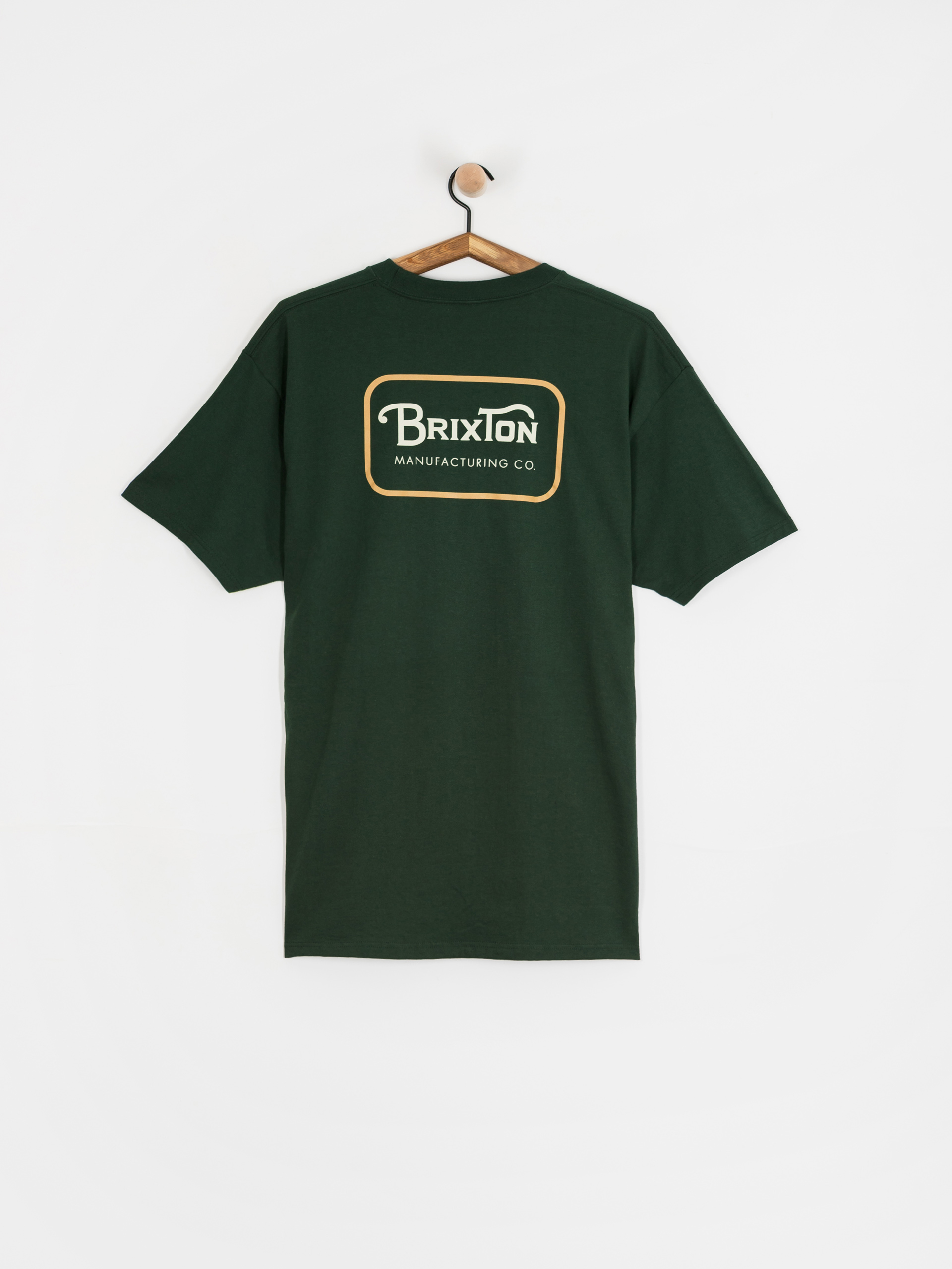 Тениска Brixton Grade Std (forest green/stone/washed copp)
